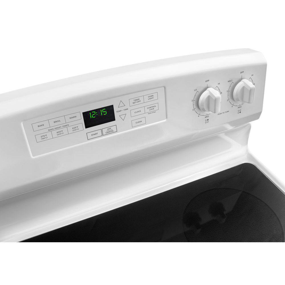 Amana AER6603SFW Freestanding-Electric-Ranges - View #3