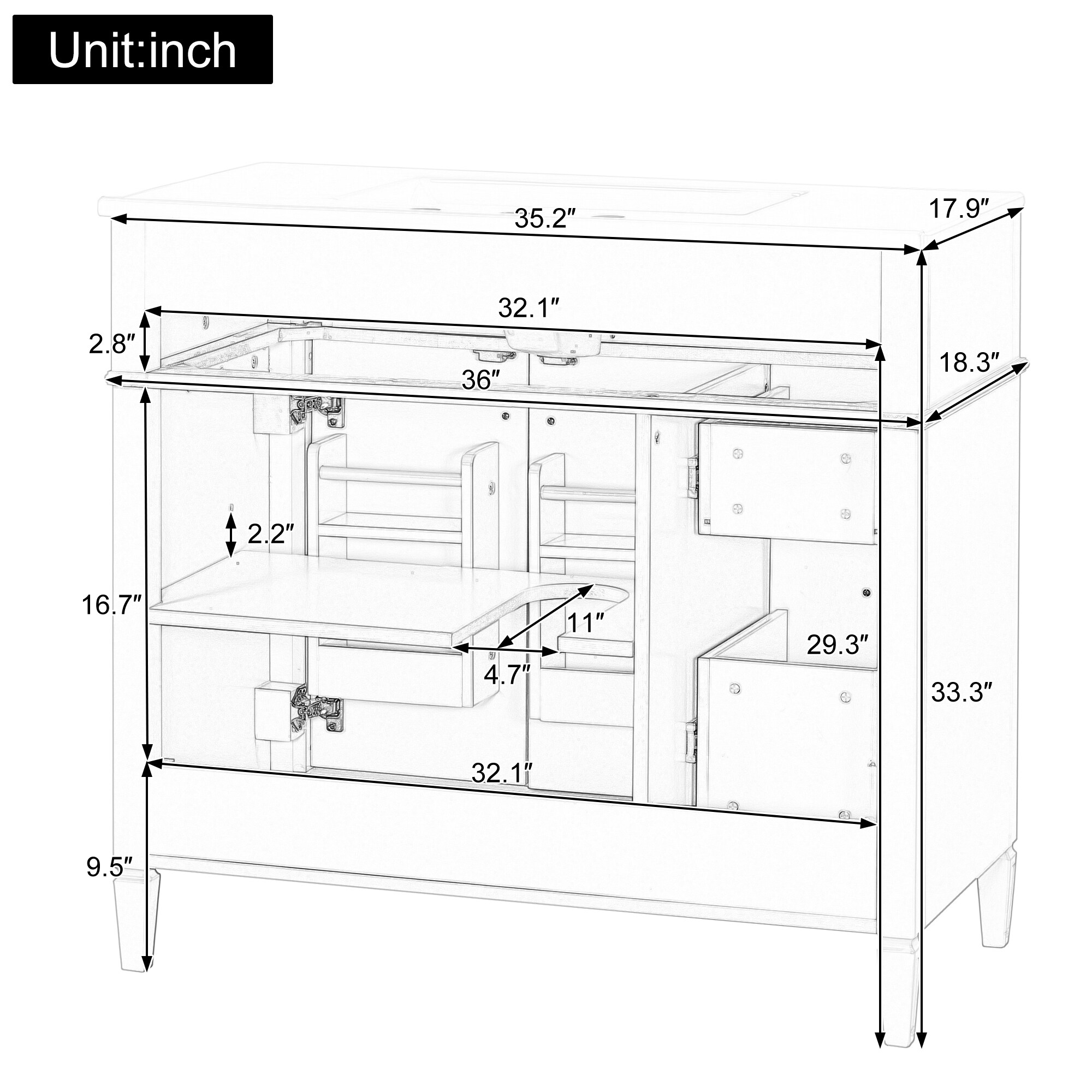 AAZJ 710-N710P223192F Bath-Vanity-Combo - View #10