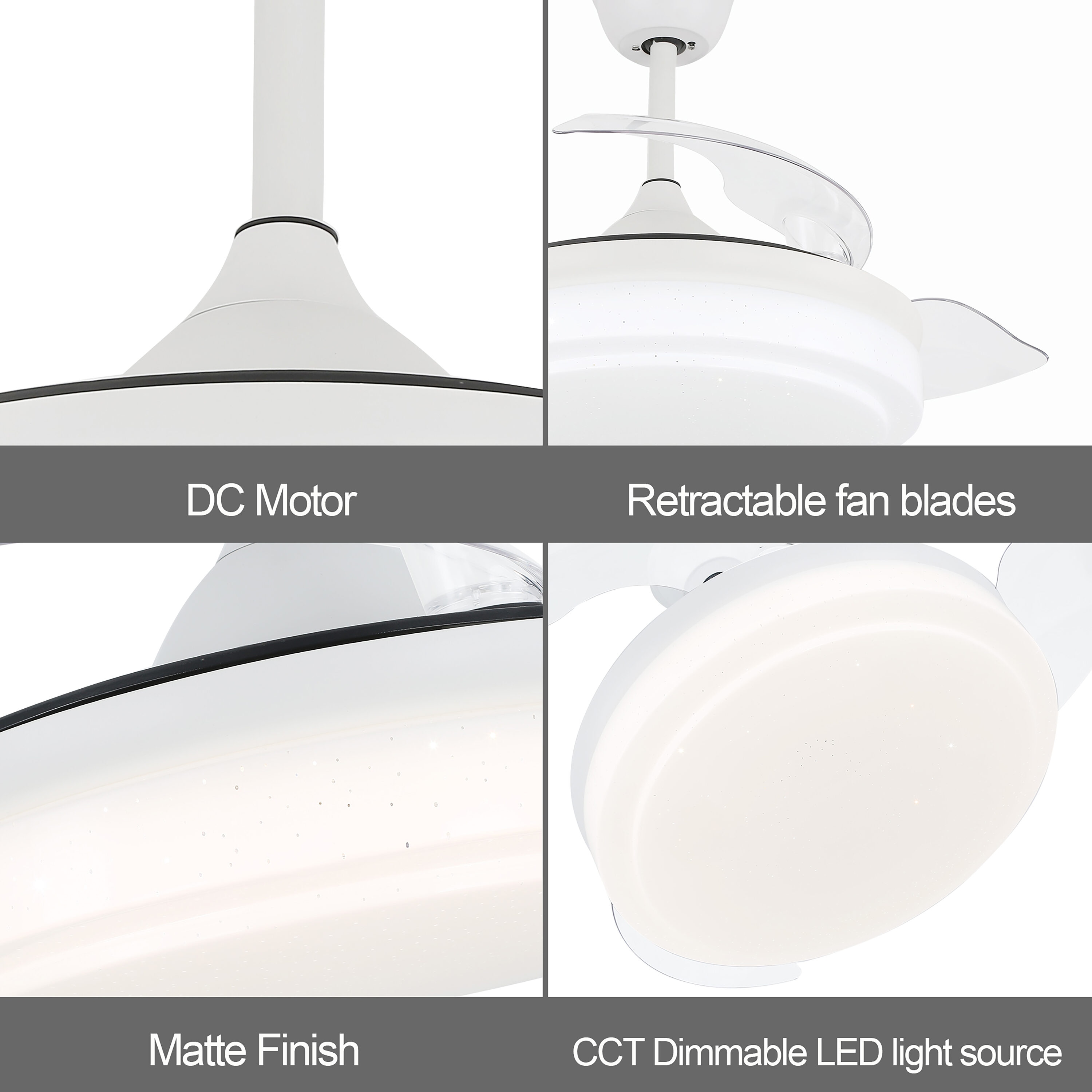 Cusp Barn DC4262-W Ceiling-Fans - View #5