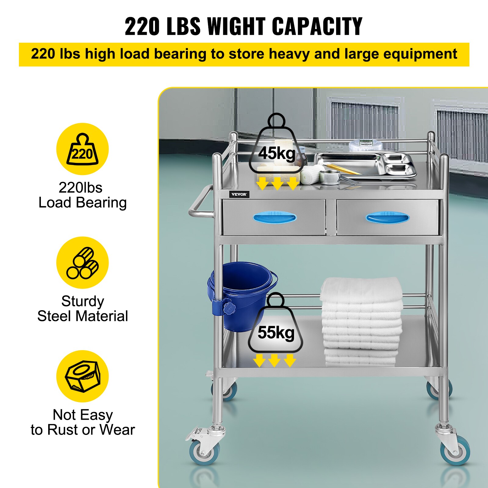 VEVOR SYSSTC-2FD2CT0001V0 Utility-Carts - View #3