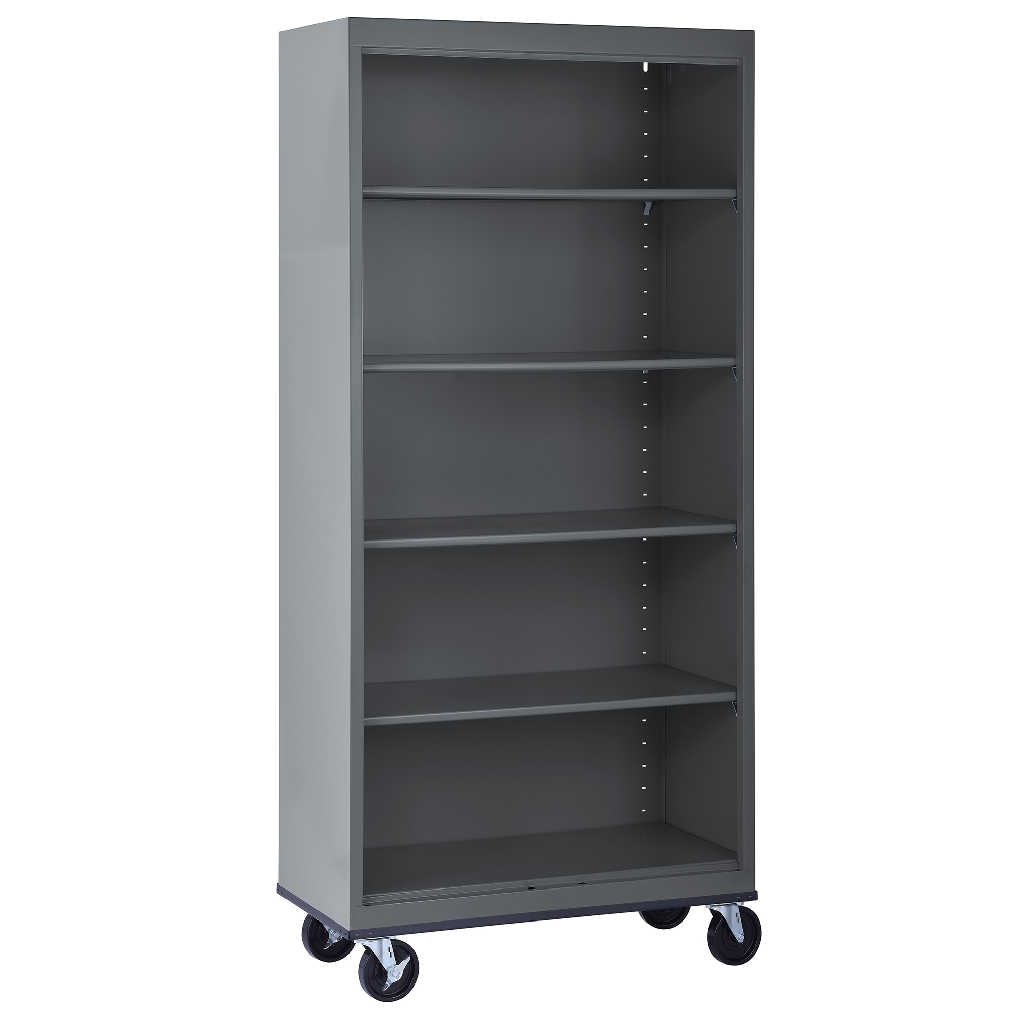 Sandusky BM40361872-02 Charcoal Metal 5 -Shelf Bookcase ( 36-Inches W x 78-Inches H x 18-Inches D ) Finished