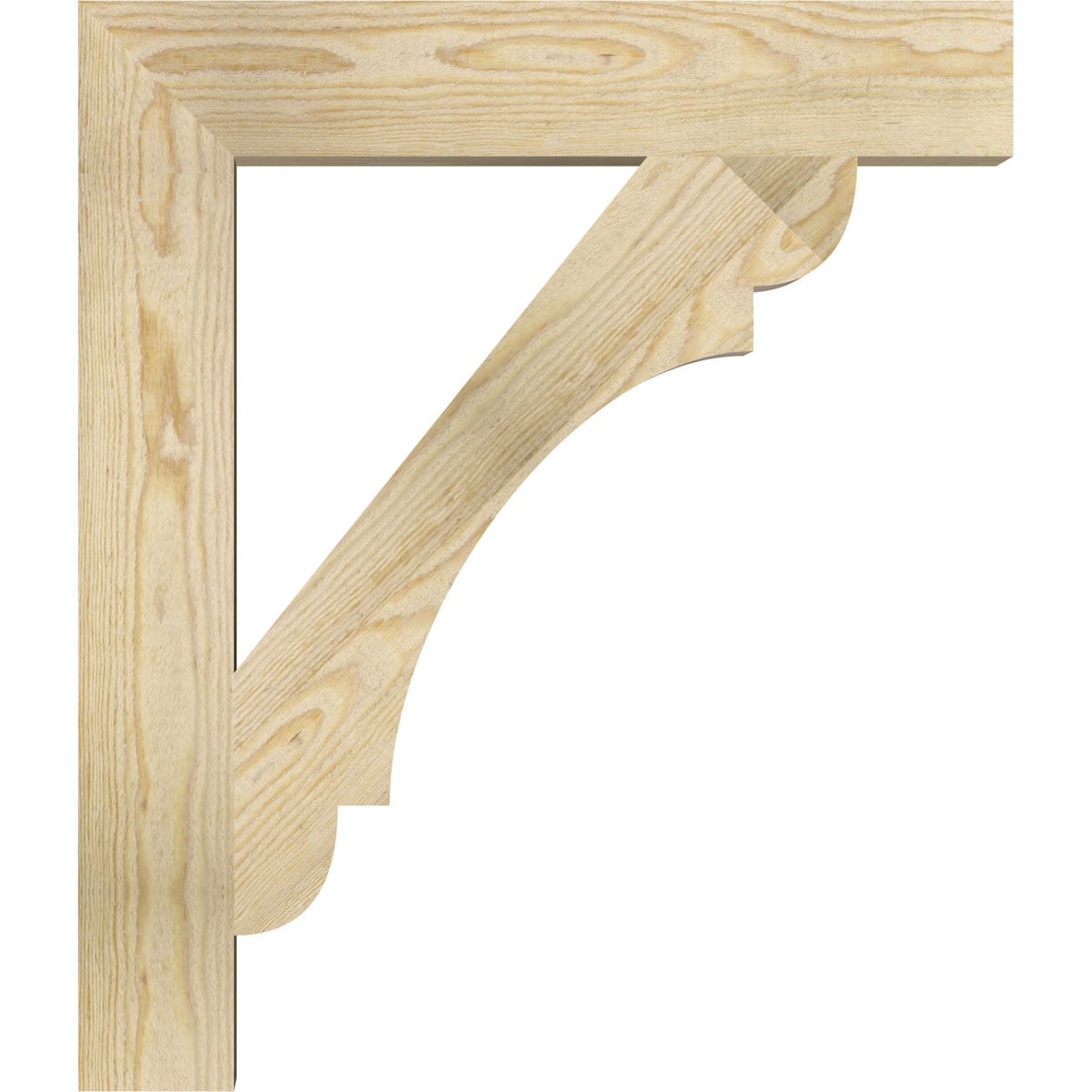 Ekena Millwork BKT04X24X28OLY05RDF Exterior-Brackets-Braces - View #3