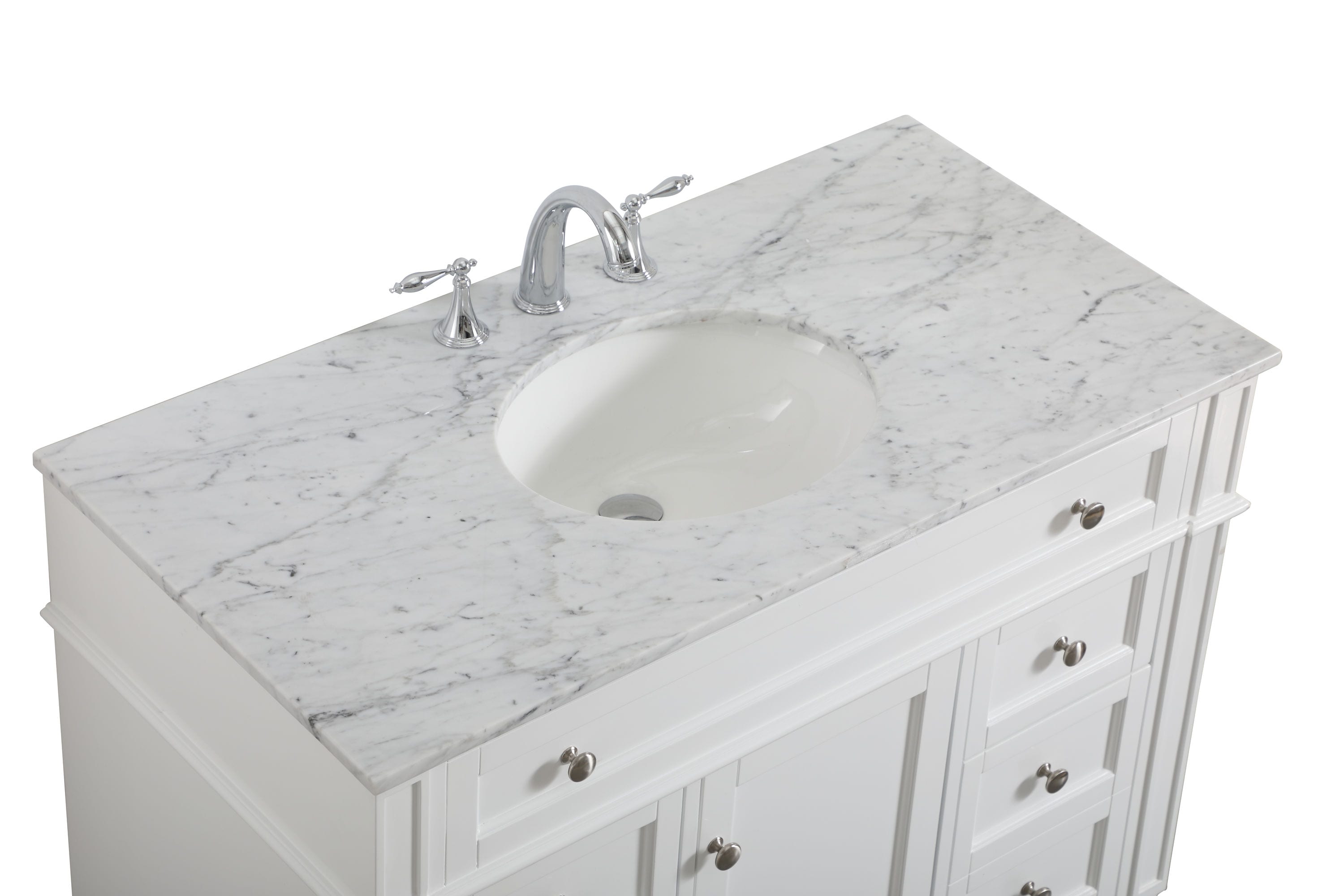 Elegant Decor HF37626WH Bath-Vanity-Combo - View #8
