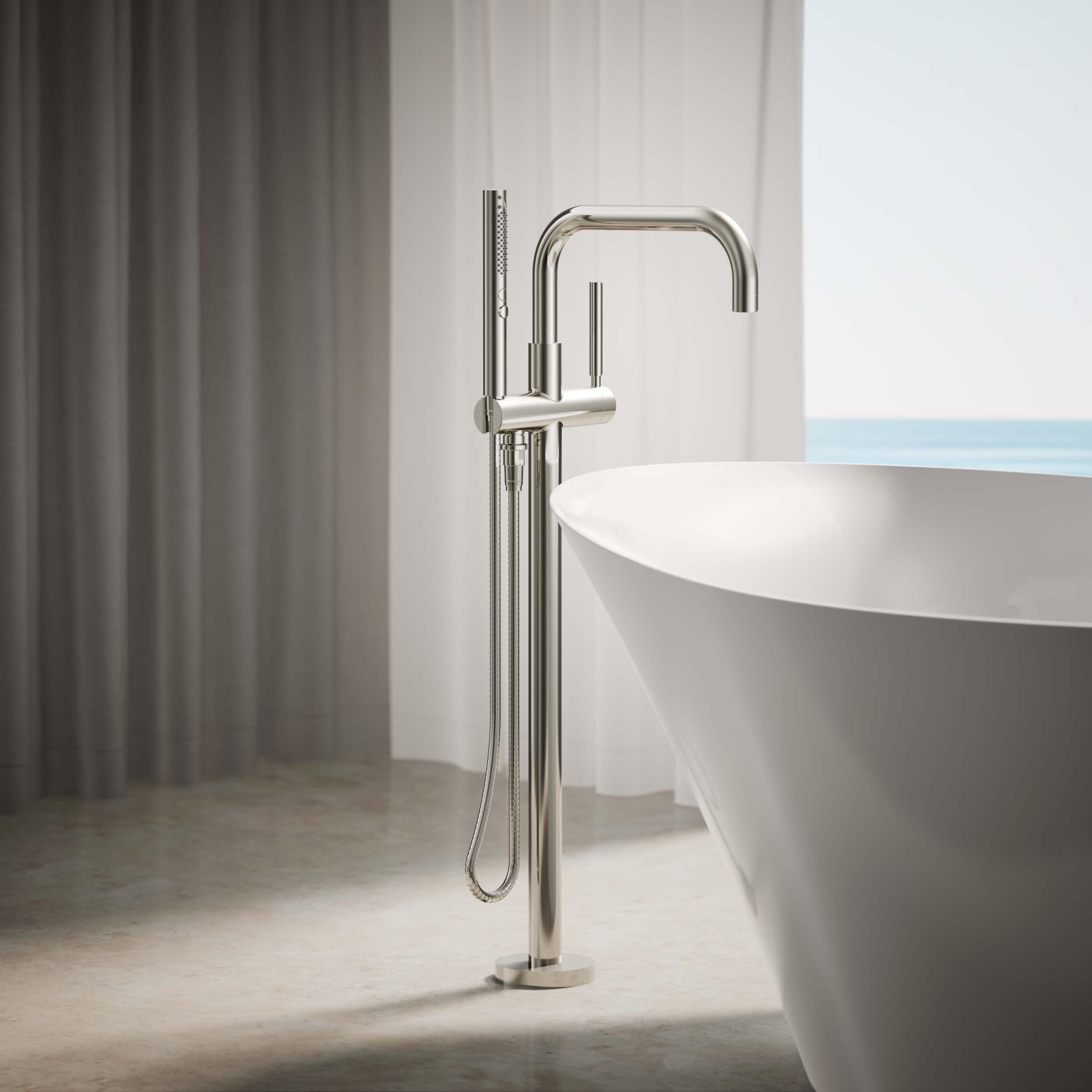 KOHLER T97328-4-SN Roman-Tub-Faucets - View #2