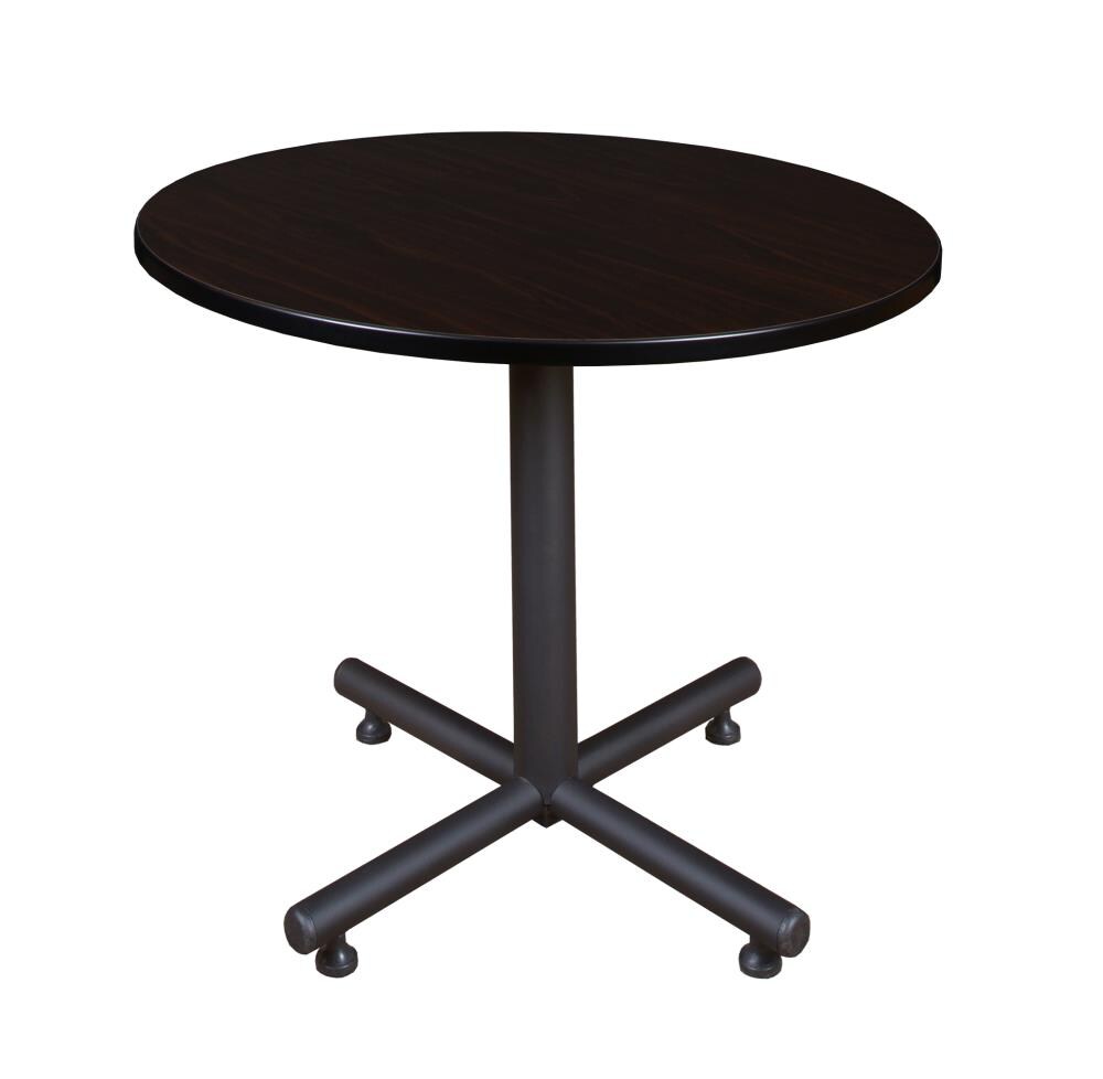Regency TKB36RNDMW Breakroom Brown 4-Person Training Table (36-in W x 29-in H)