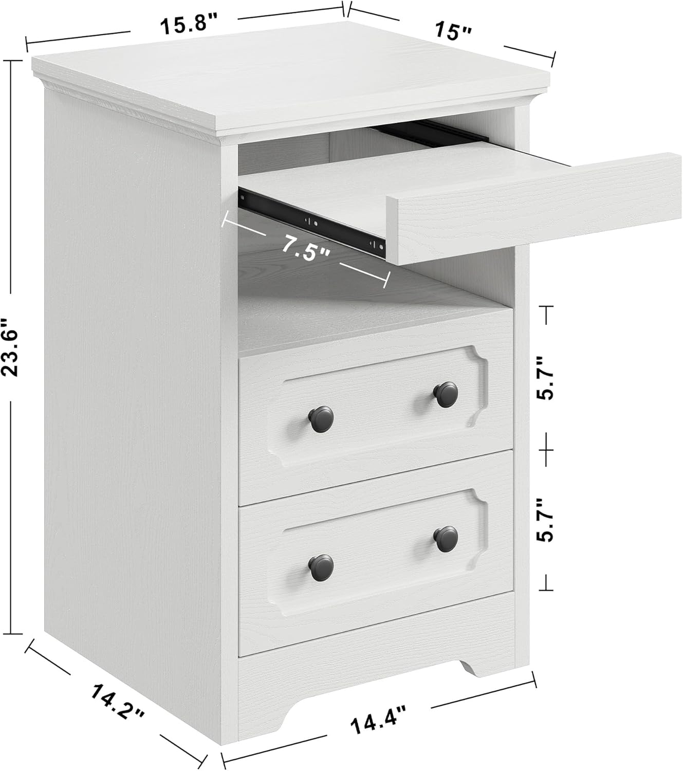Likimio 758EIQYVR3QZWHSY nightstands - View #2