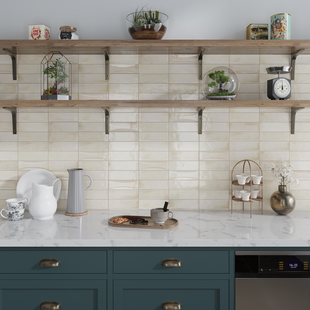 Apollo Tile MOD88WHT258A Ceramic-Tile - View #2