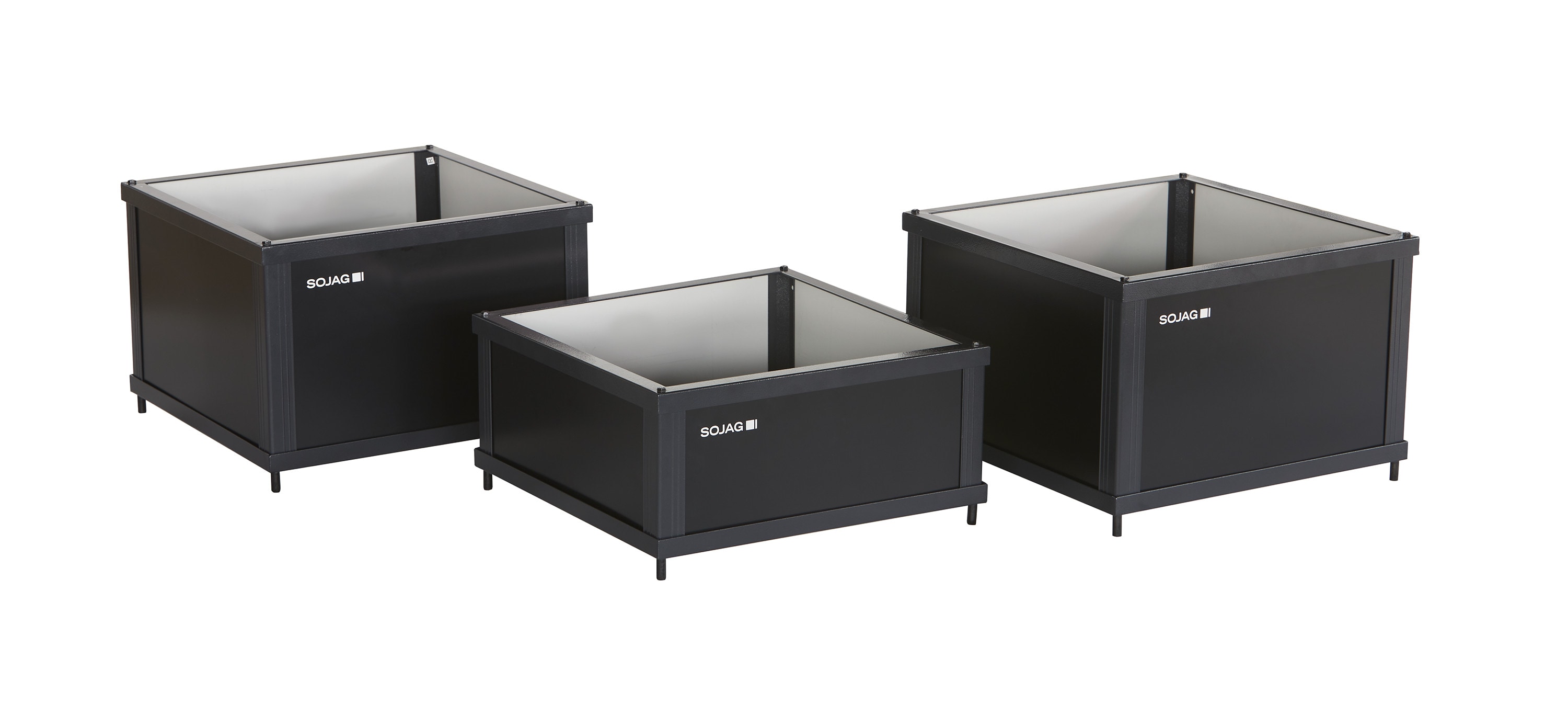 Sojag 099-9169560 18-in x 1.5-in Flower Boxes Black Gazebo tie