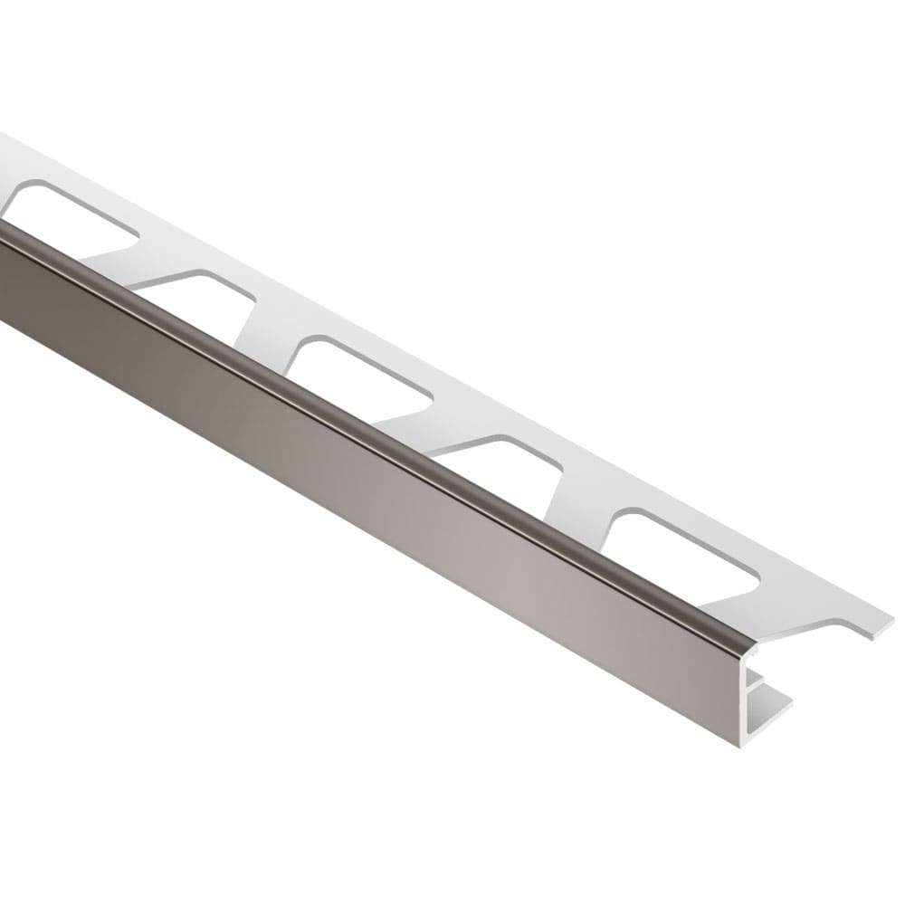 Schluter Systems A125SB Schiene 0.5-in W x 98.5-in L Black Brown Color-Coated Aluminum Aluminum L-angle Tile Edge Trim