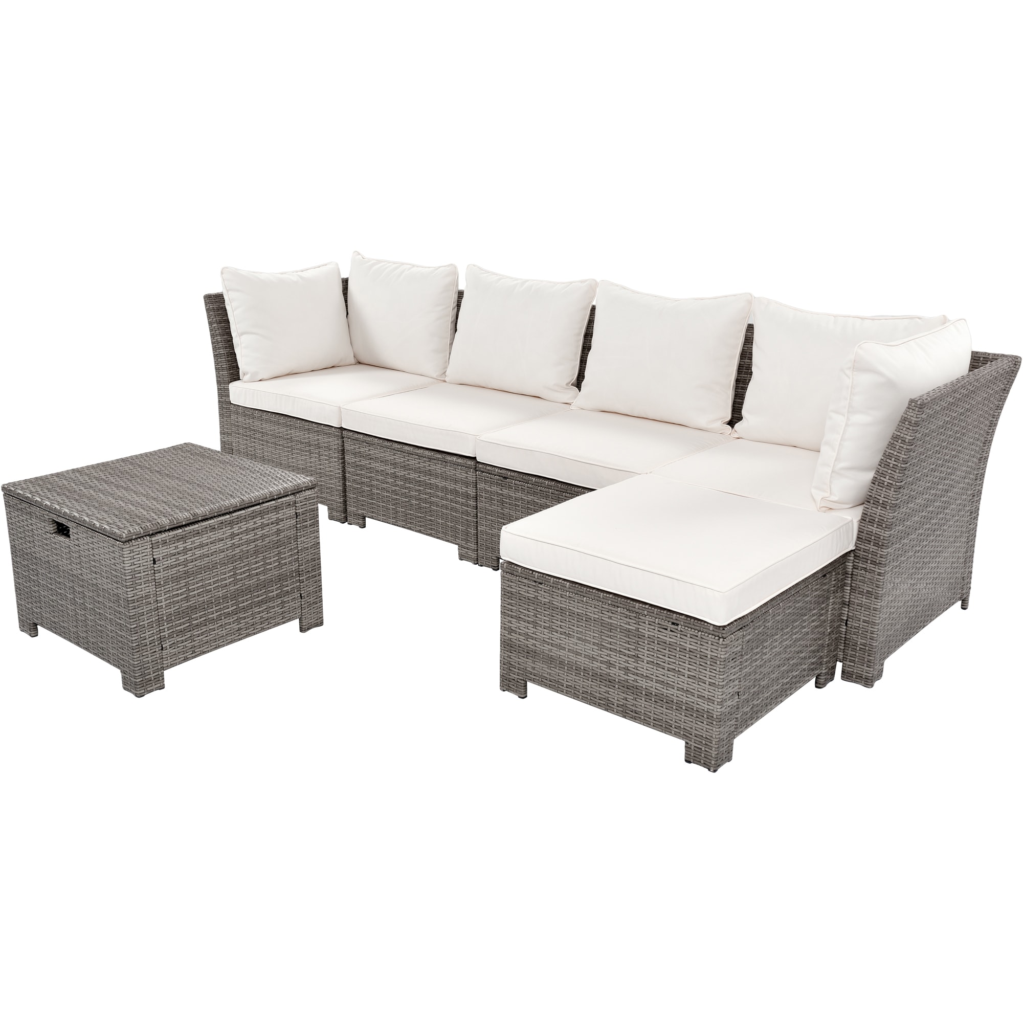 CASAINC CEW-HZ008-BR Patio-Conversation-Sets - View #3