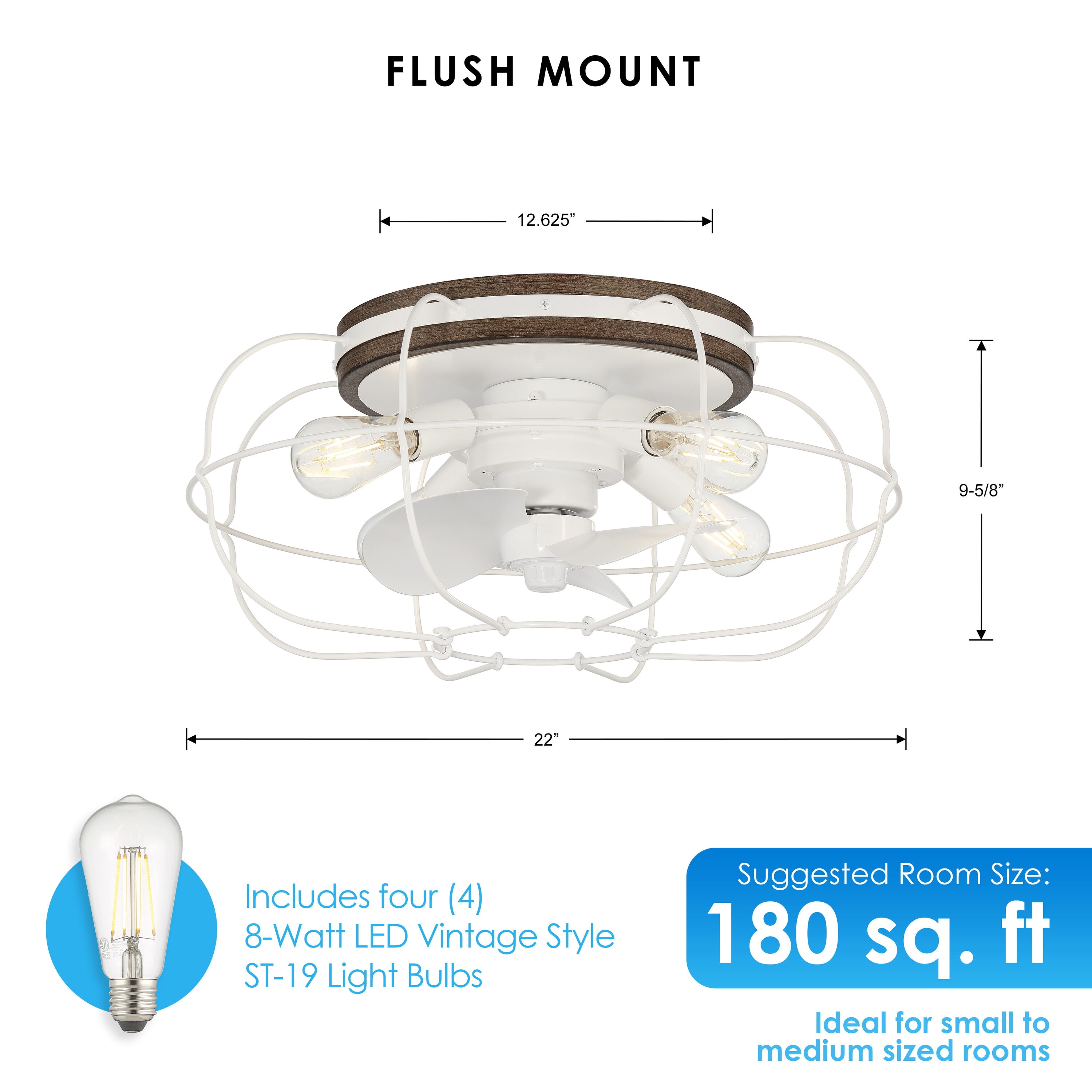 Arranmore Lighting & Fans AR-2339WH Ceiling-Fans - View #2