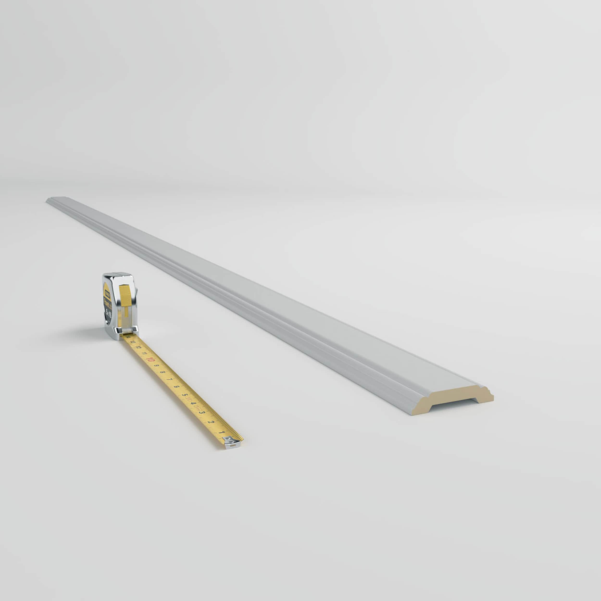 Classic Gray Urethane Crown Panel Moulding 94.5"