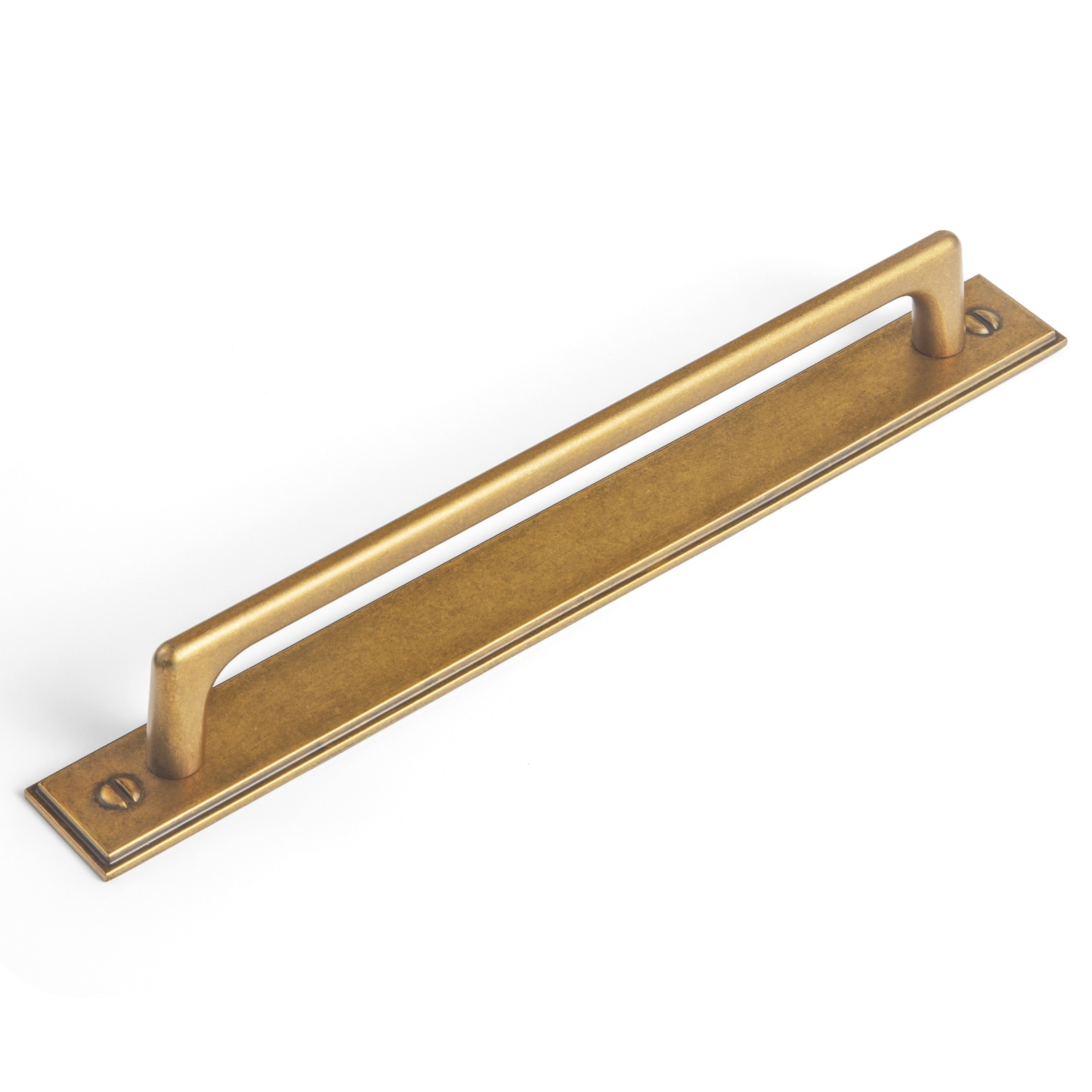 Miaokesen 052GT-G015-192-2 7-9/16-in , 192mm Center to Center Antique Brass Cylindrical Bar Drawer Pull 2 -Pack