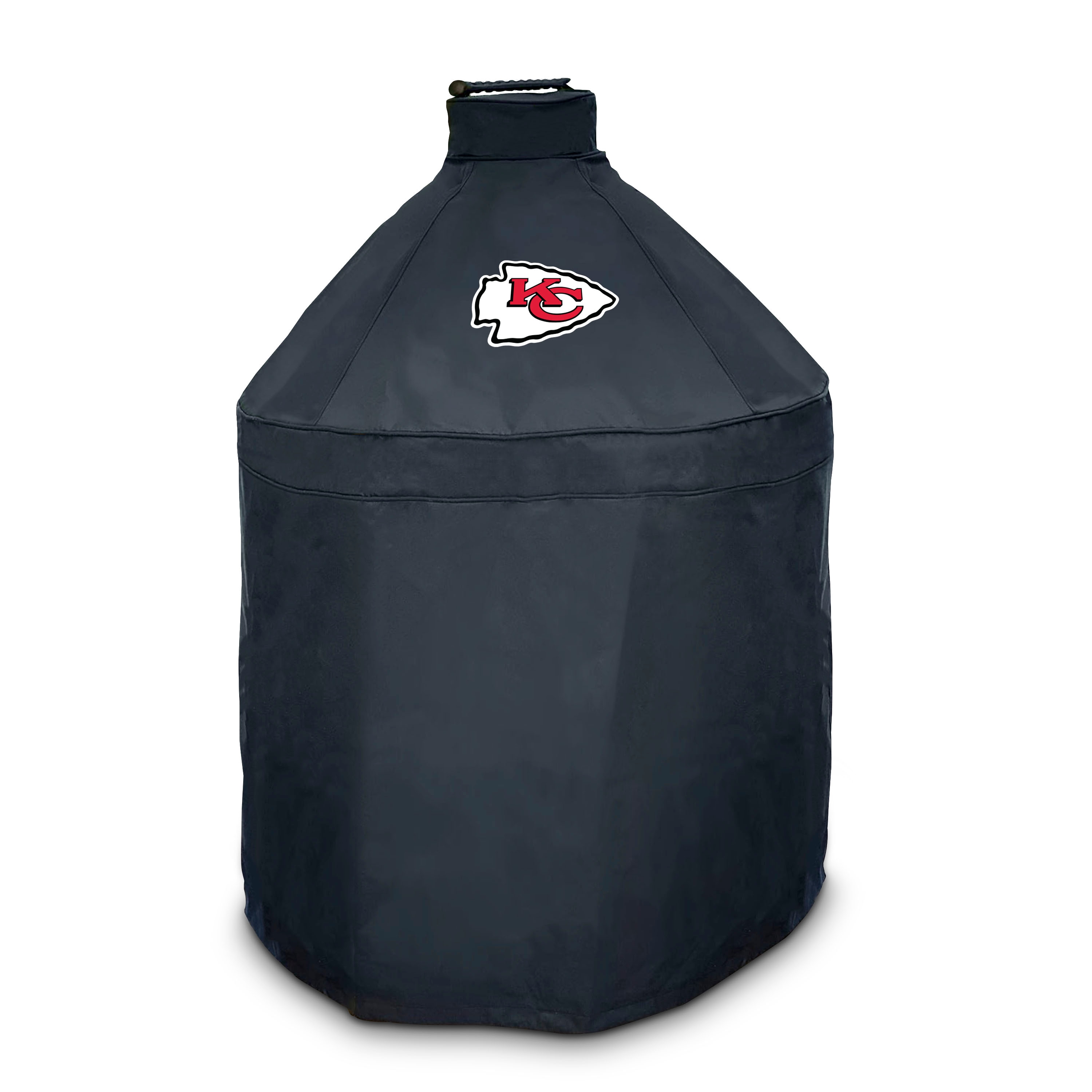 FANMATS 42771 Kansas City Chiefs NFL Kamado Grill Cover 27-Inches W x 40-Inches H Black Kamado grill Cover