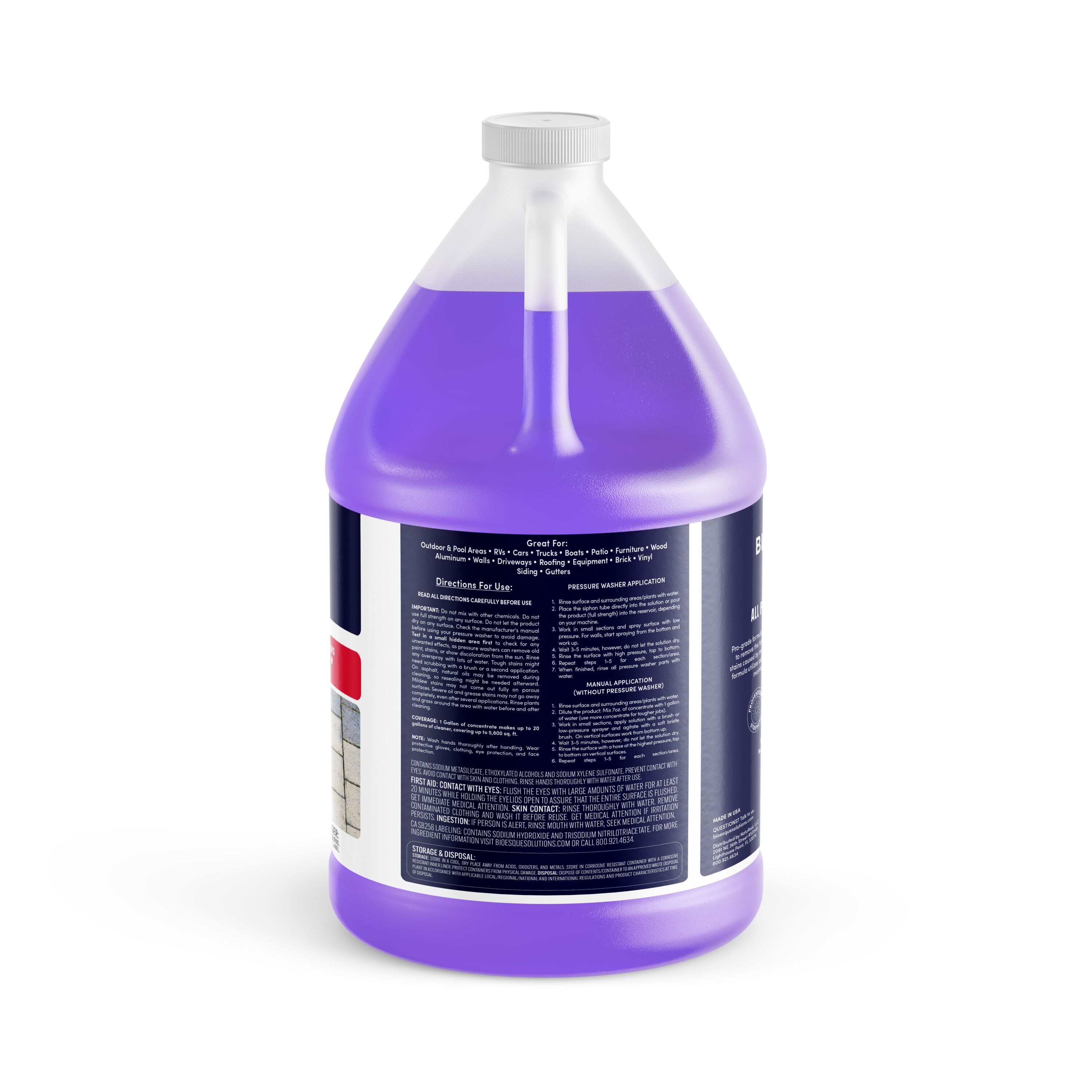 Bioesque Solutions BPWAP-4/1GAL Outdoor-Cleaners - View #3