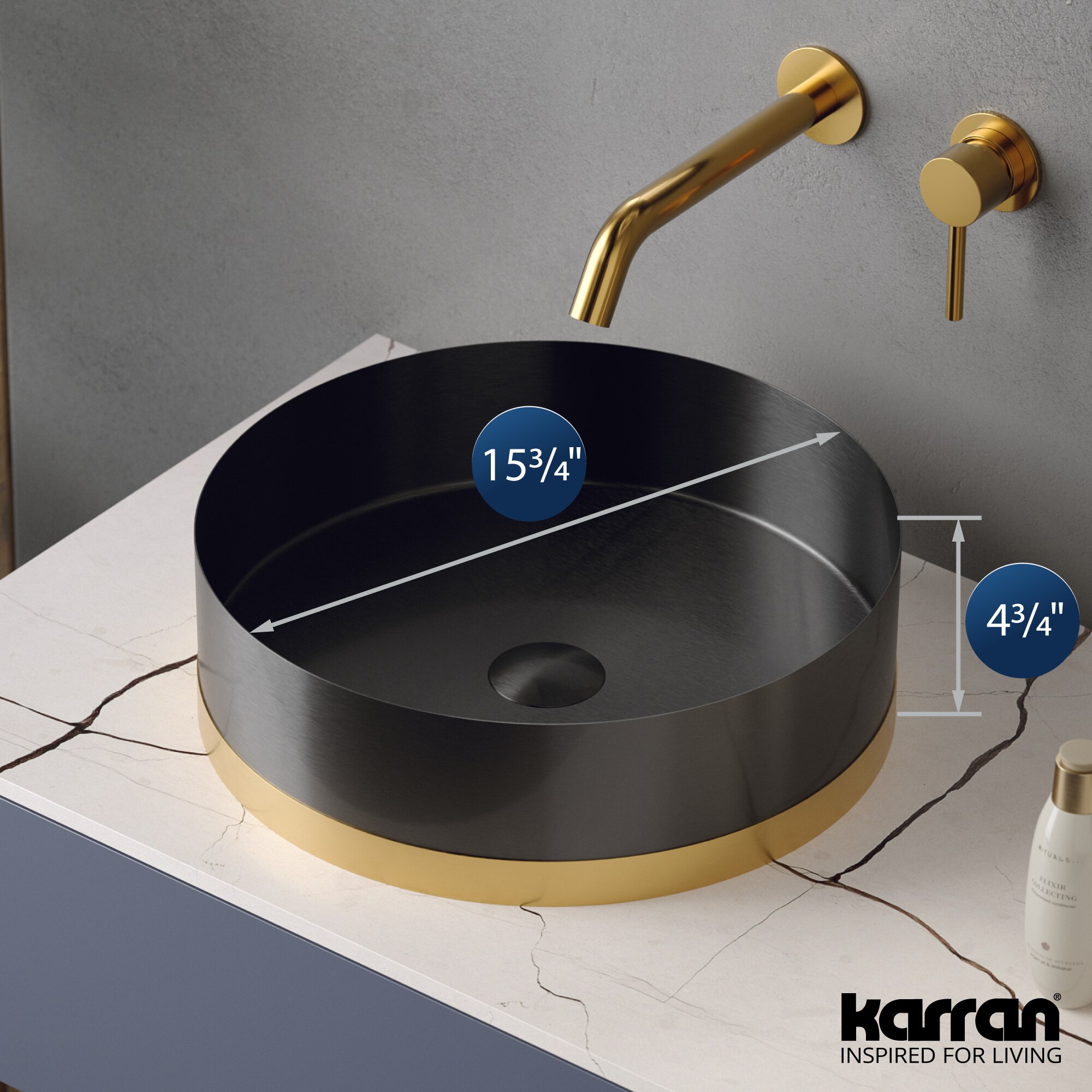 Karran CCV350G Bath-Sink - View #4