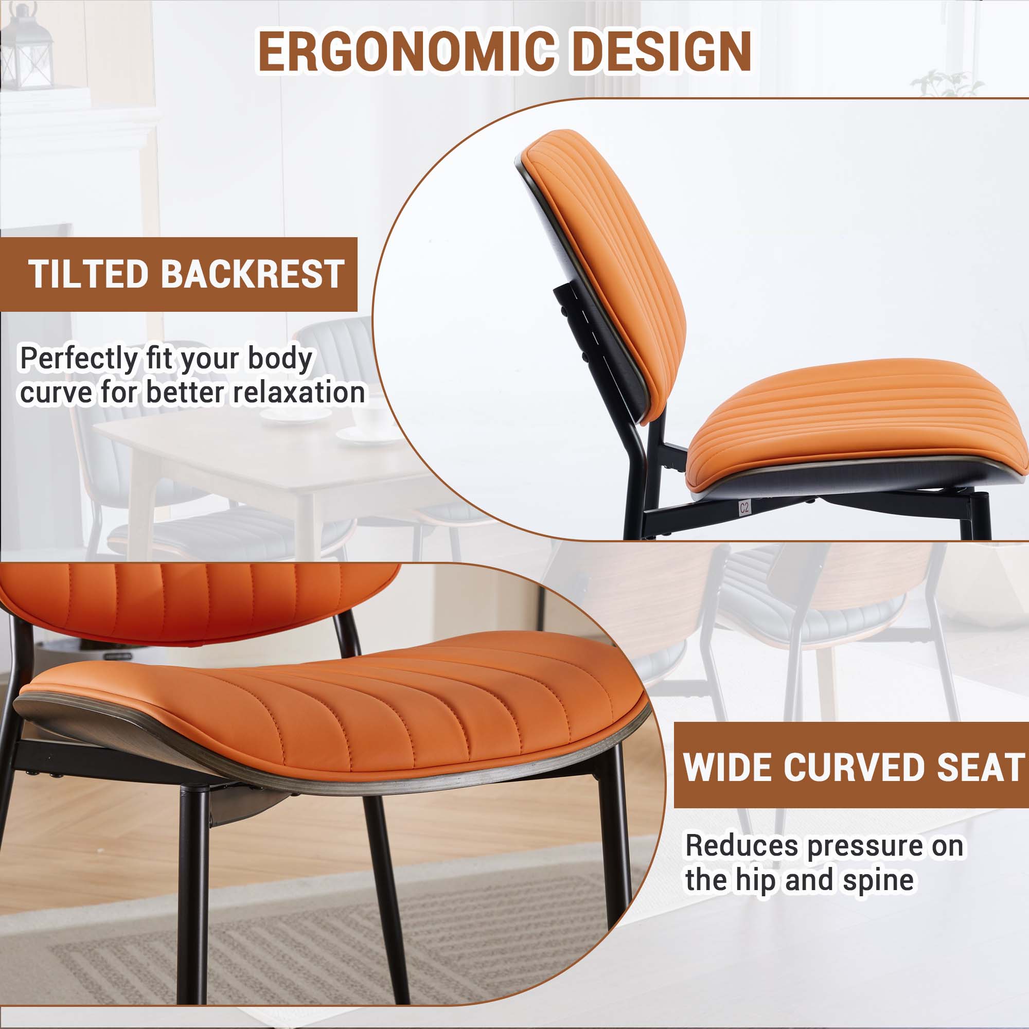 Fun Orange FUN25YZ02 Dining-Chairs - View #5
