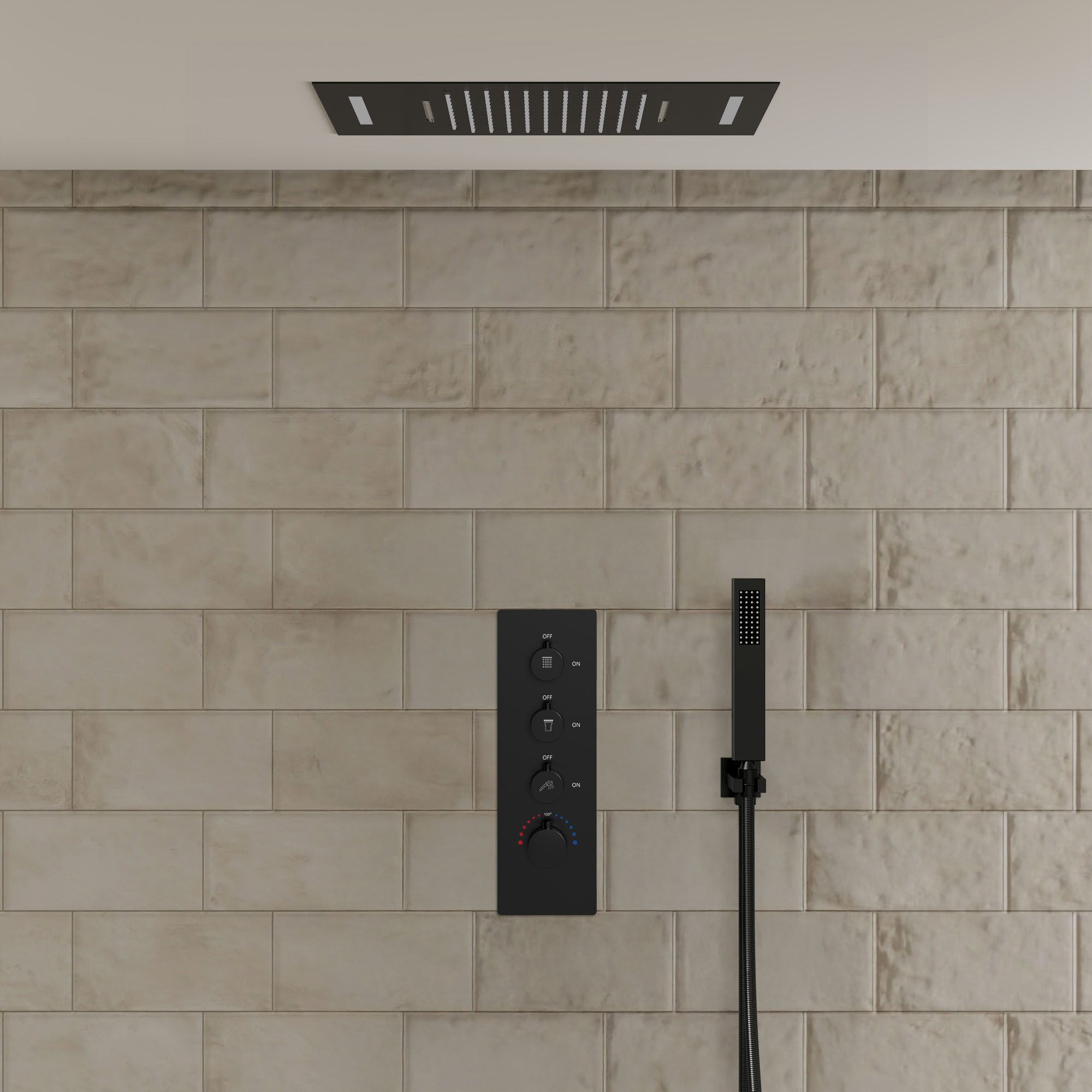 GRANDJOY SGF10GJ-24-BL23 Showerhead-Bar-Panels - View #2