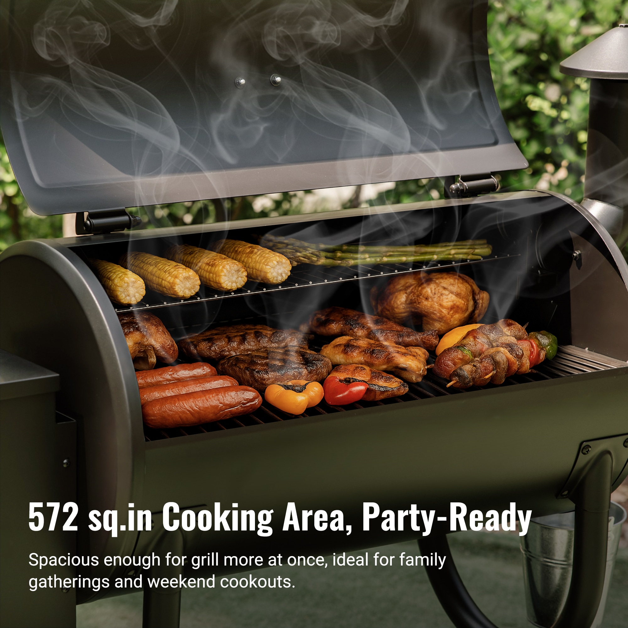 Z GRILLS ZPG-550B Pellet-Grills - View #5