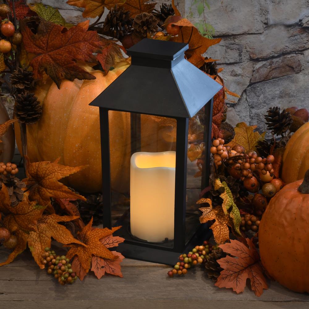 Battery Operated Decorative Lanterns w/ LED Candle - LumaBase