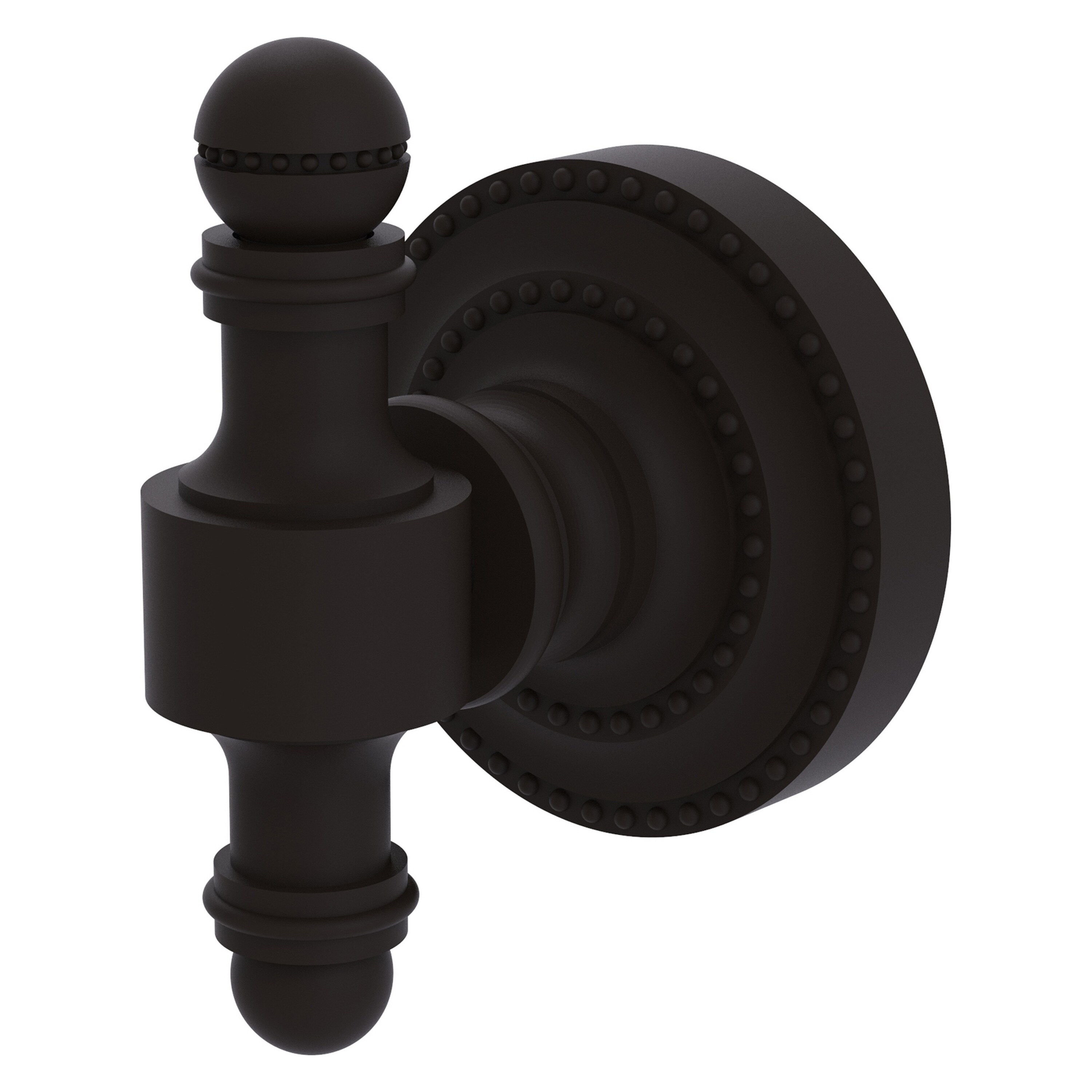 Allied Brass RD-20-ORB Retro Dot Oil-rubbed bronze Single -Hook Wall mount Towel Hook
