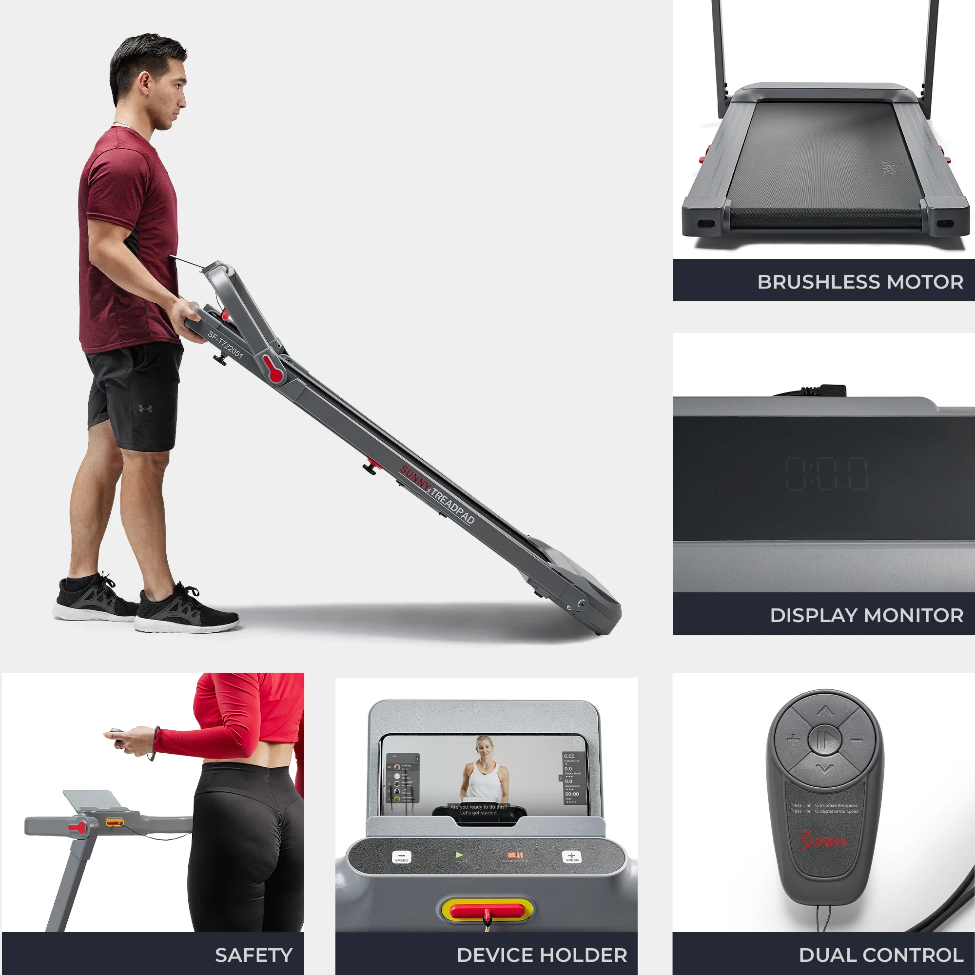 Sunny Health & Fitness SF-T722051 treadmills - View #4