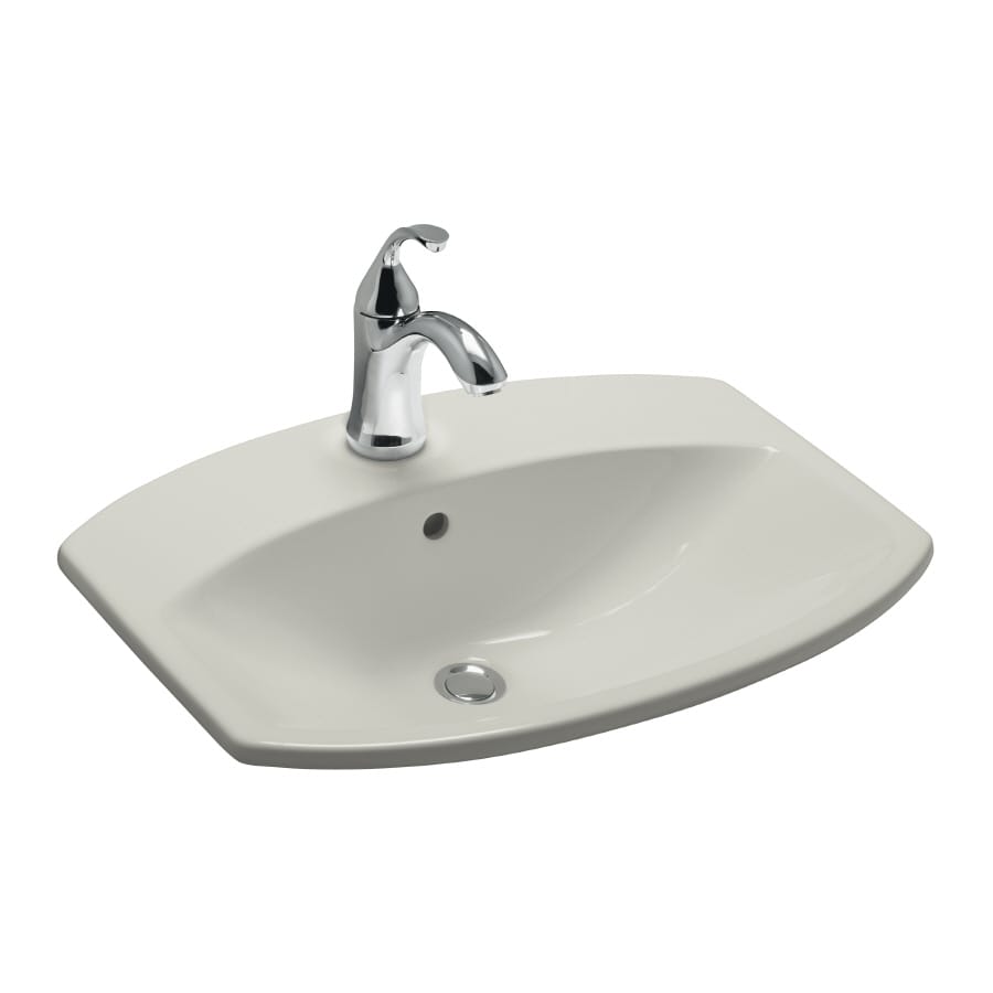 KOHLER Ice Grey Bathroom Sink (23-in x 18.1875-in) at Lowes.com