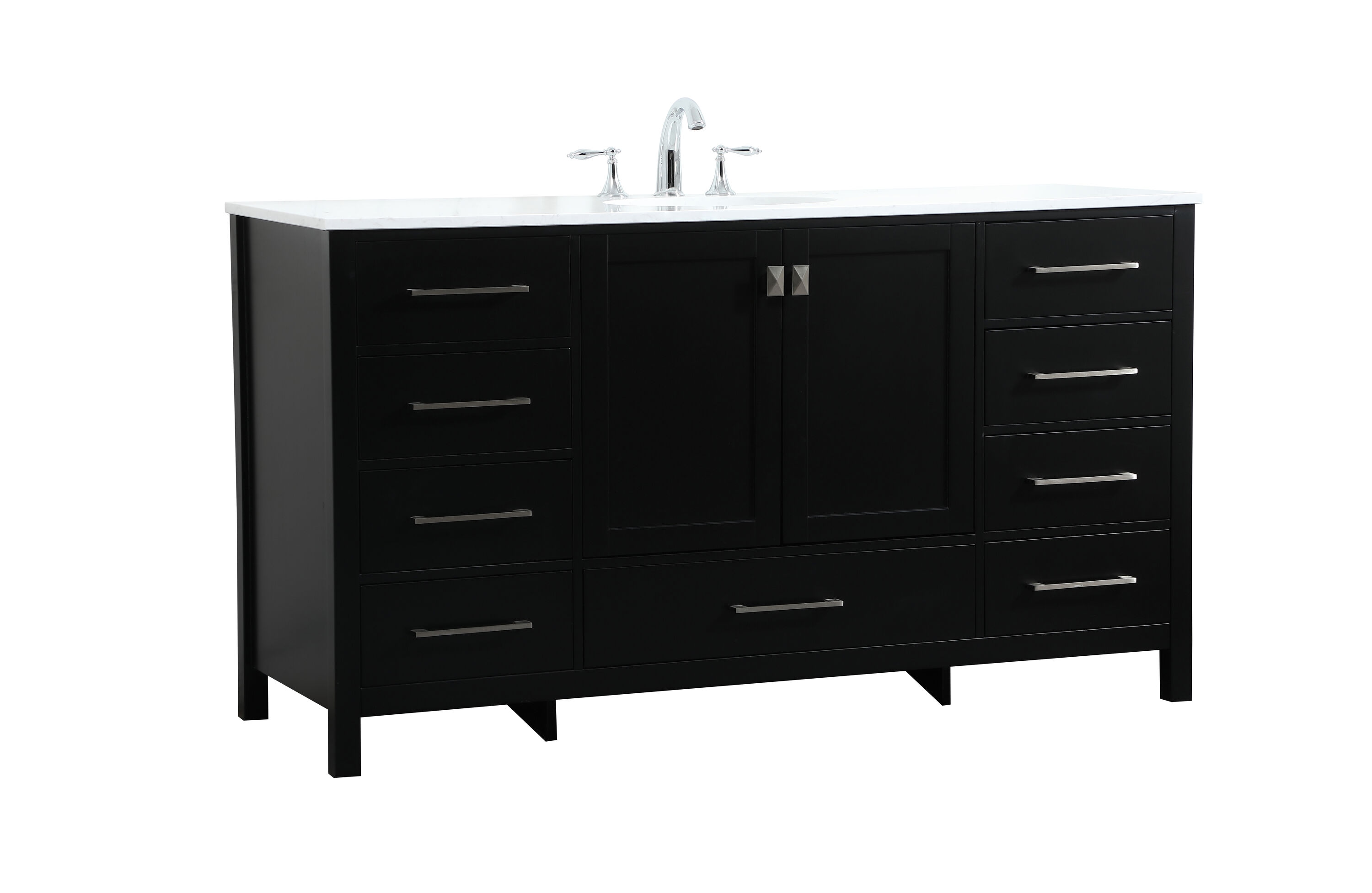 Elegant Decor HF56580BK Bath-Vanity-Combo - View #8