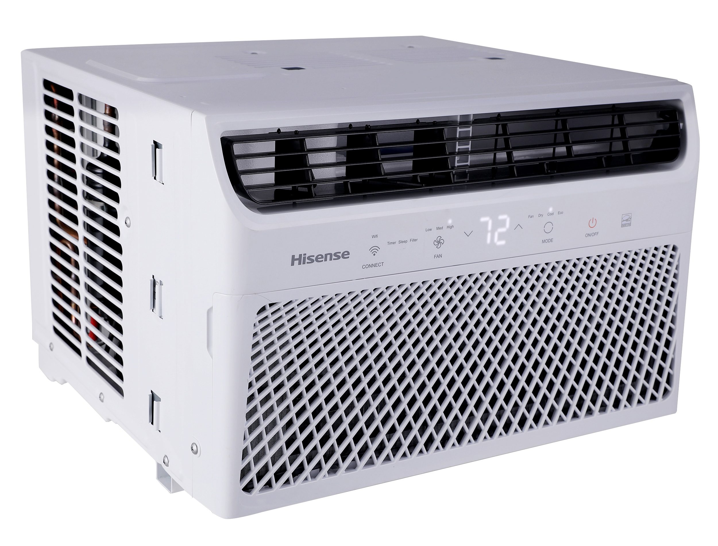 Hisense 450 Sq Ft Window Air Conditioner With Remote 115 Volt 10000 Btu Wi Fi Enabled In The 4038