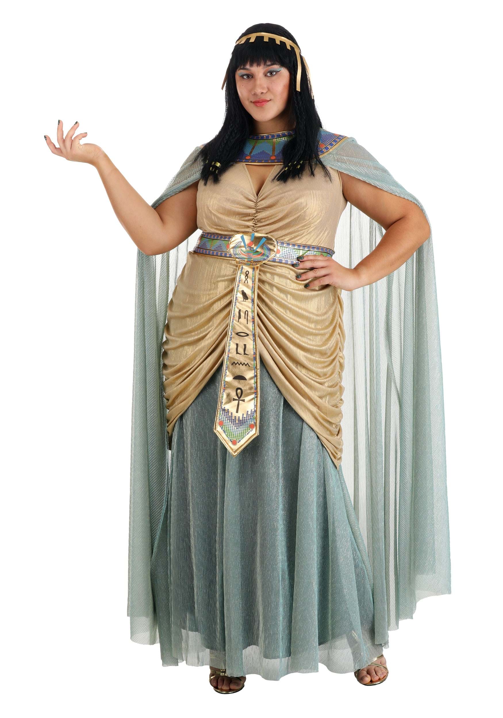 HalloweenCostumes - FUN Costumes Women's Plus Size Queen Cleopatra Costume Plus Size Egyptian Cos...