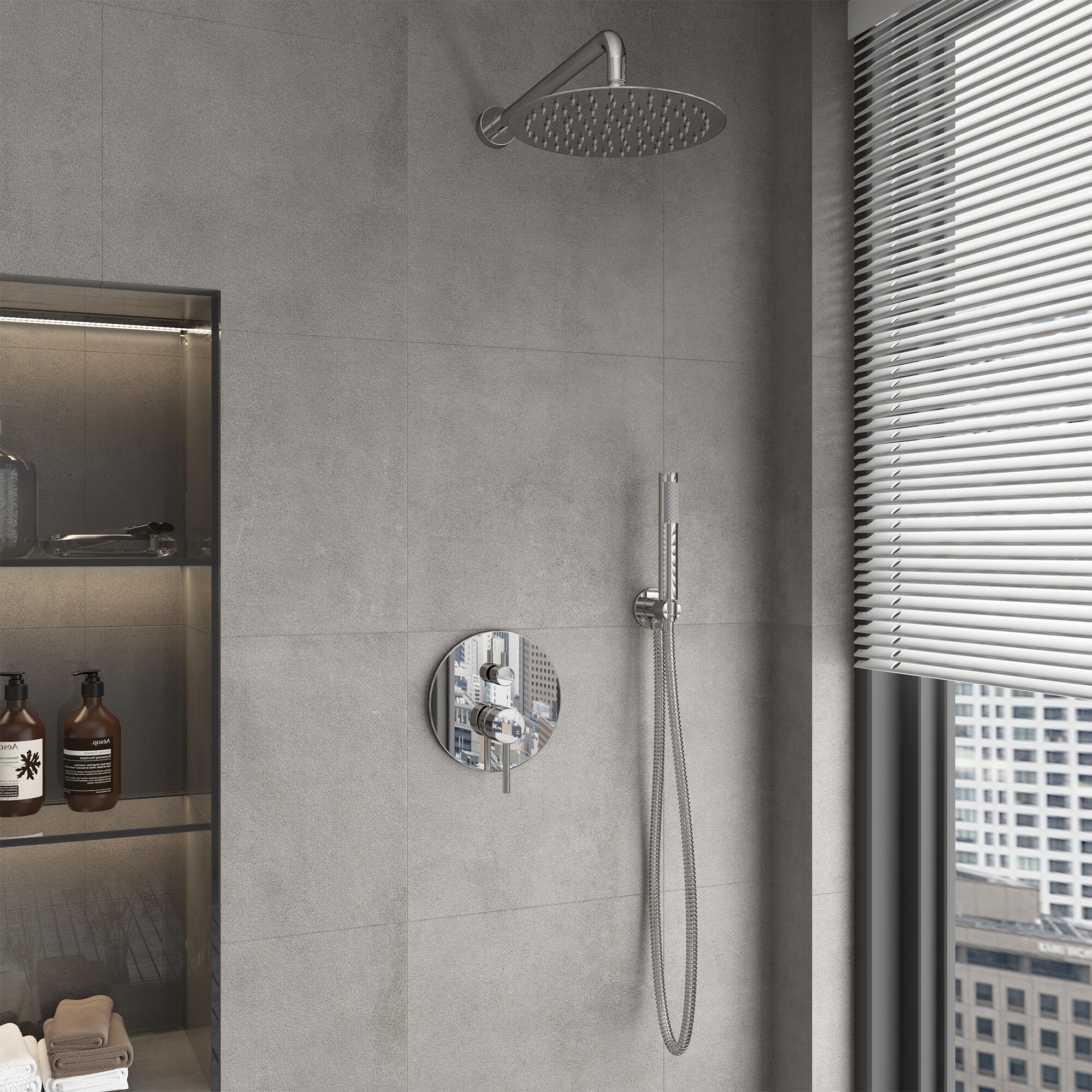 Clihome CHMS-8CH-A3543 Showerhead-Bar-Panels - View #8