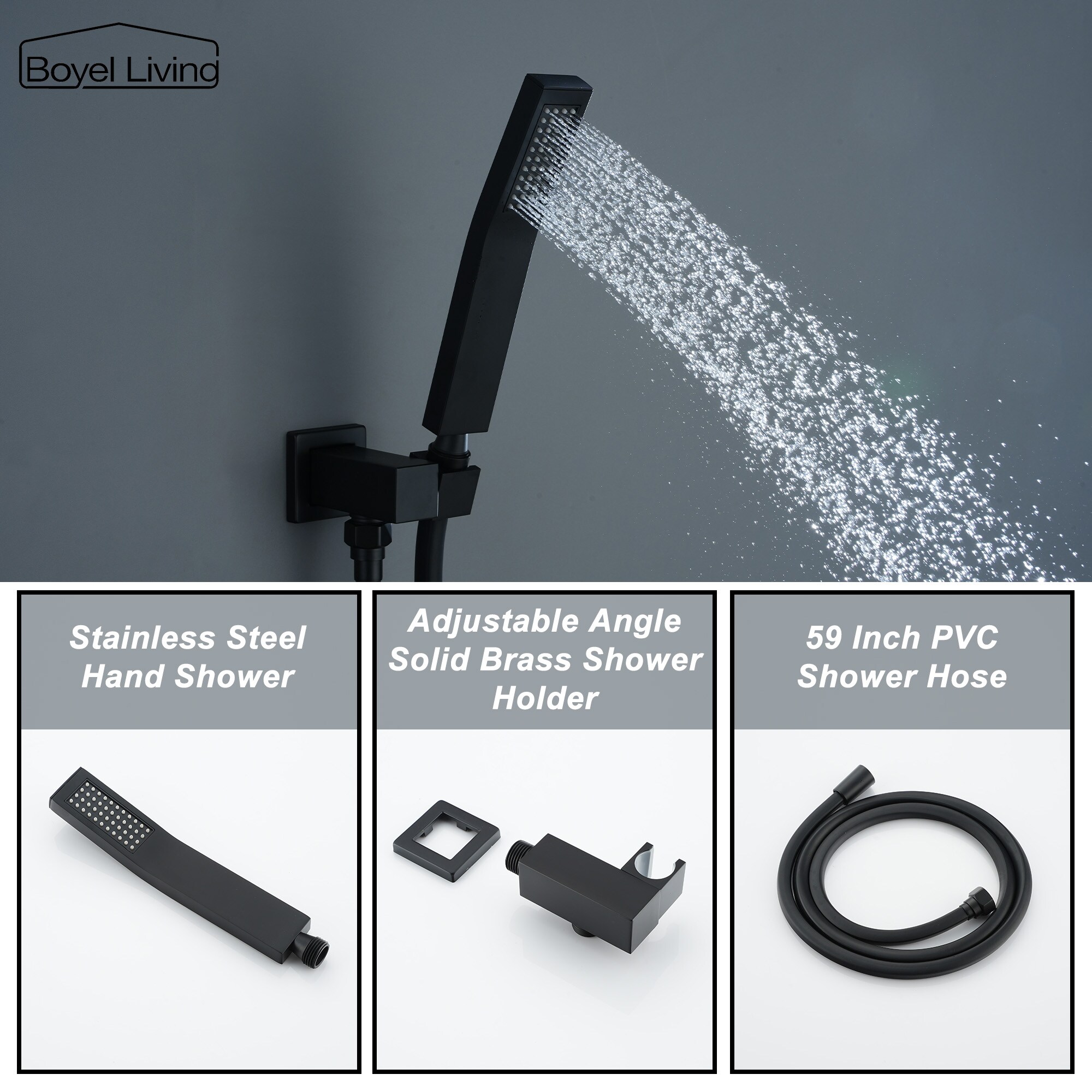 Clihome SMD-BS03B Showerhead-Bar-Panels - View #6