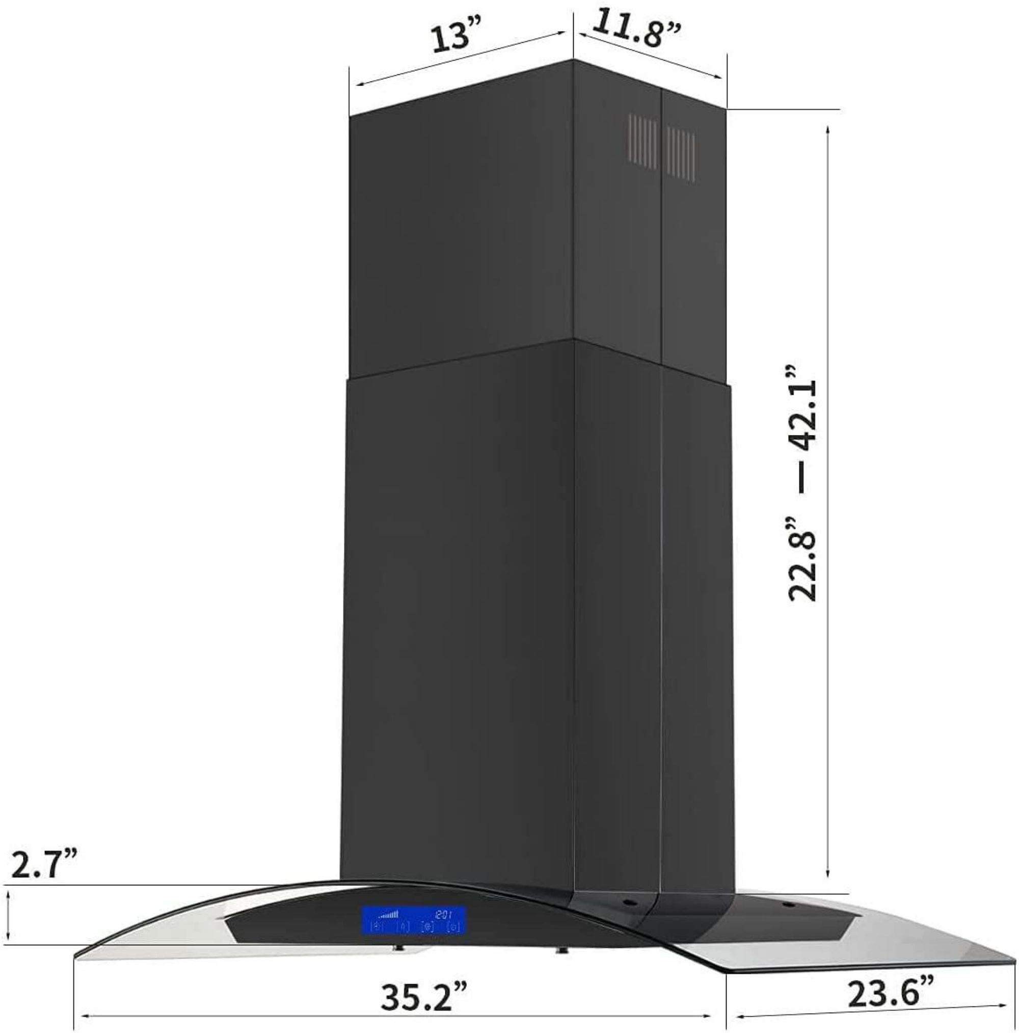 Maocao Hoom BH-P31ZW Island-Range-Hoods - View #4