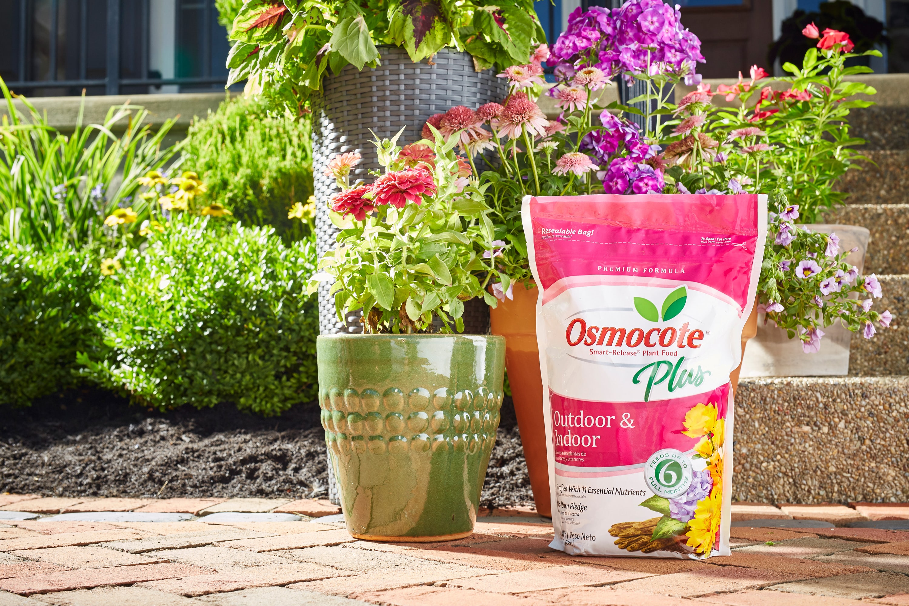 Osmocote Smart-Release Plus Outdoor & Indoor 8-lb All-purpose Food in the Plant  Food department at Lowes.com