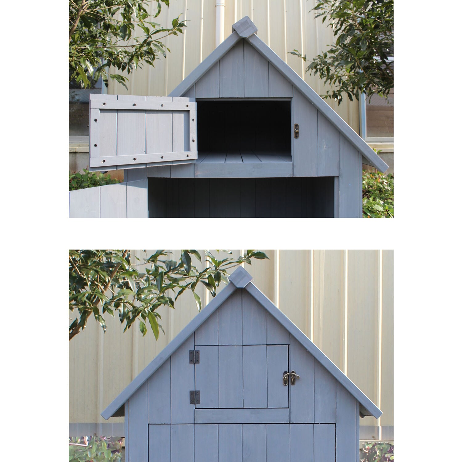 Hanover HANWS0102-GRY Wood-Storage-Buildings - View #9