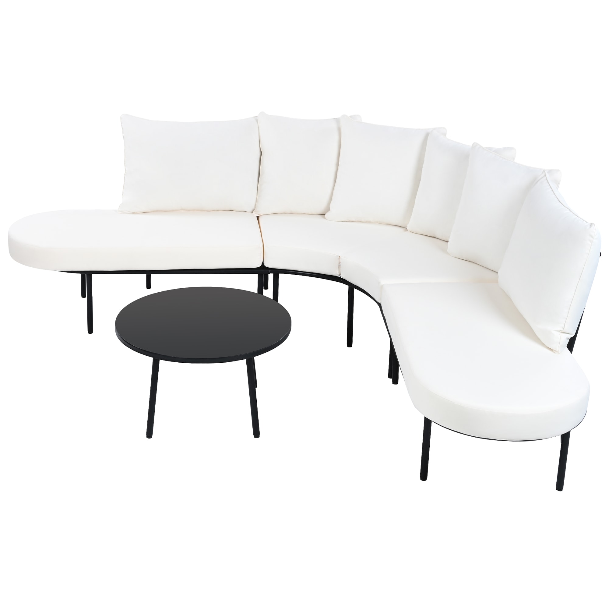 Clihome CNBL-09BLKPRD Patio-Conversation-Sets - View #7