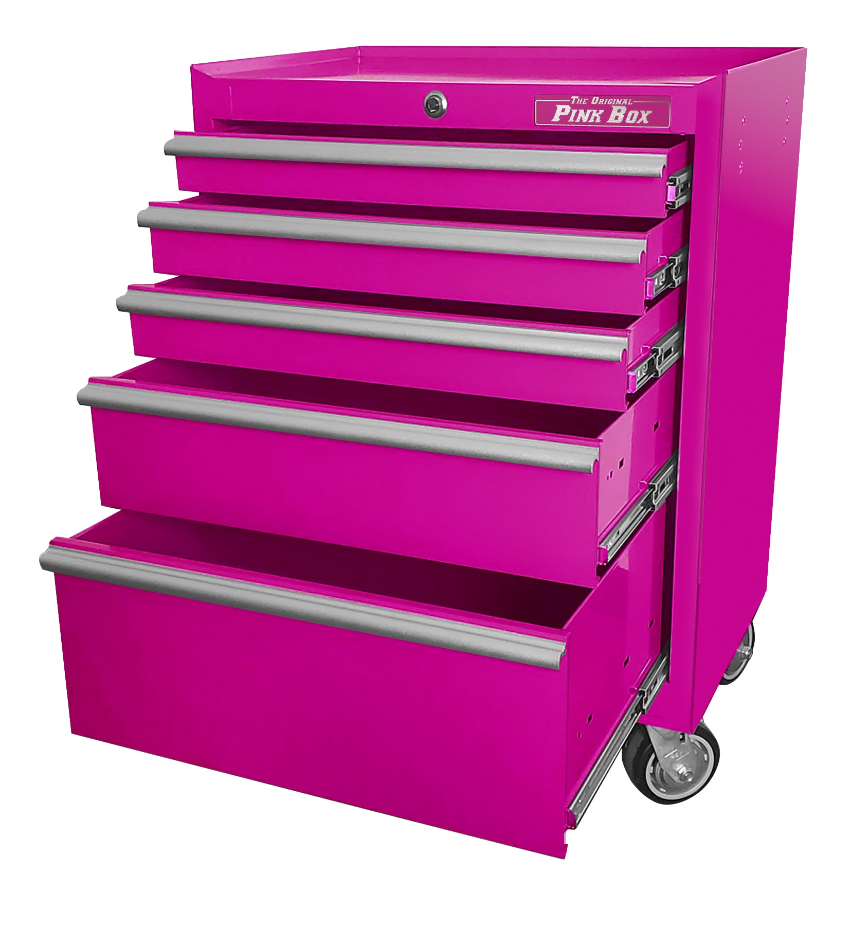 The Original Pink Box 26-in W x 65.25-in H 10 Ball-bearing Steel