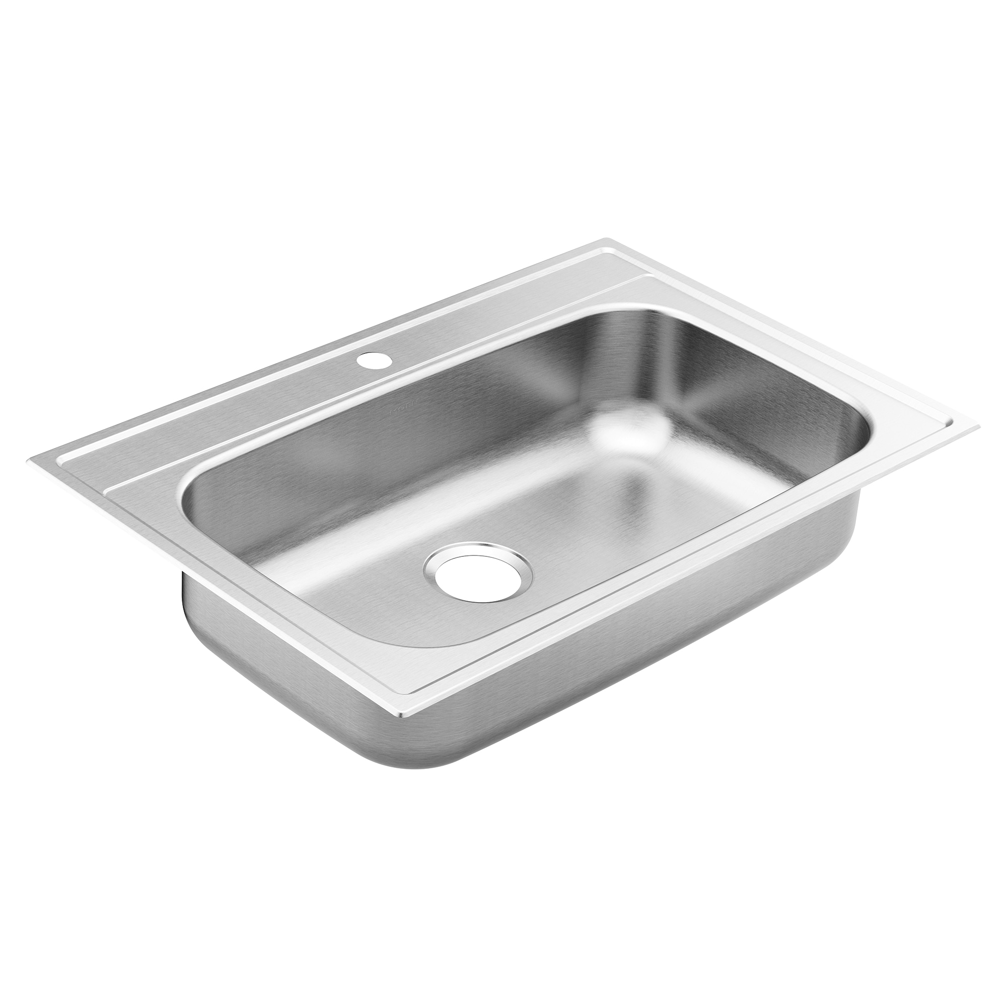 33-Inch Stainless Steel Single Bowl Drop-In Kitchen Sink