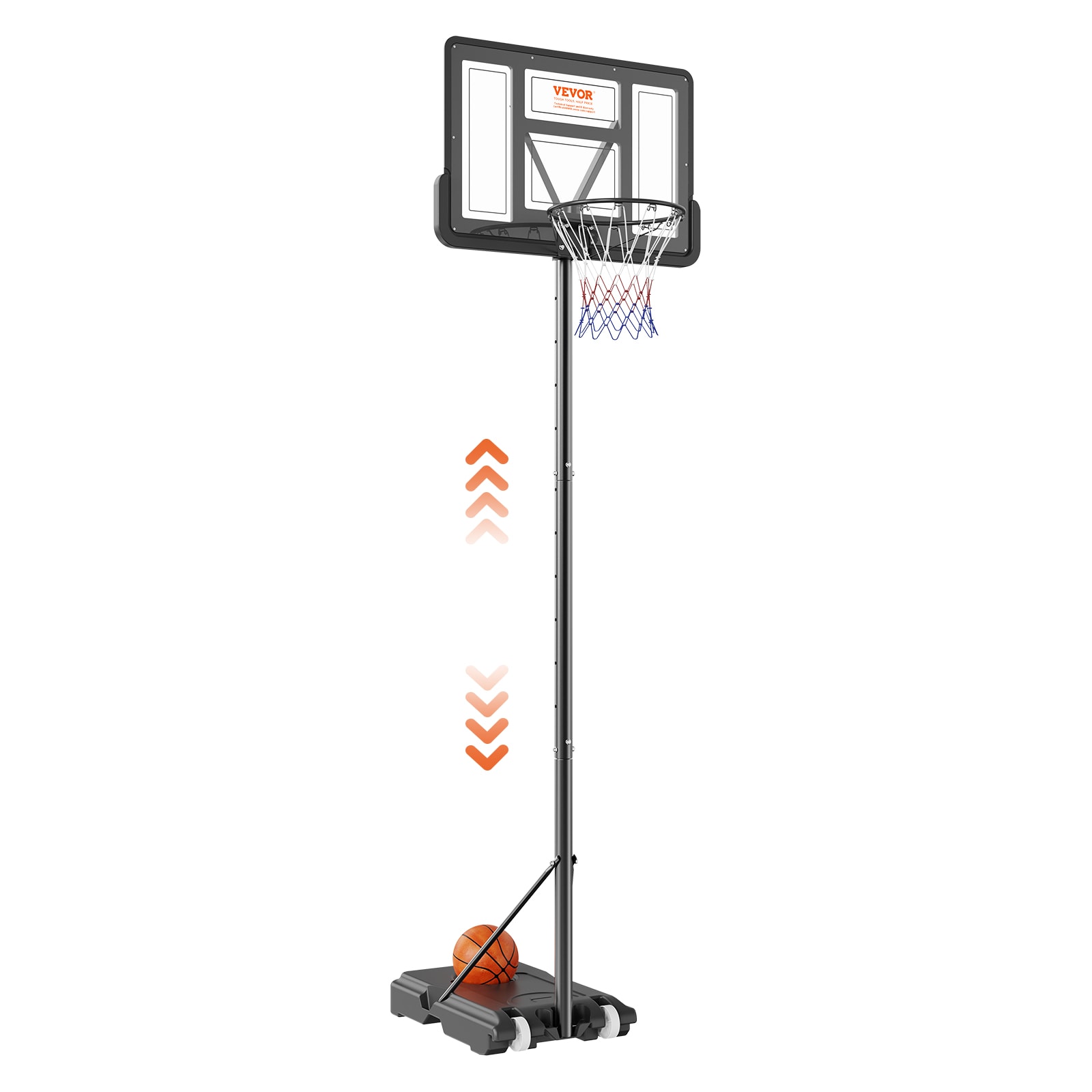 VEVOR LQK44CKWDJ00OBGUSV0 Indoor/Outdoor In-ground 30-Inches Basketball System