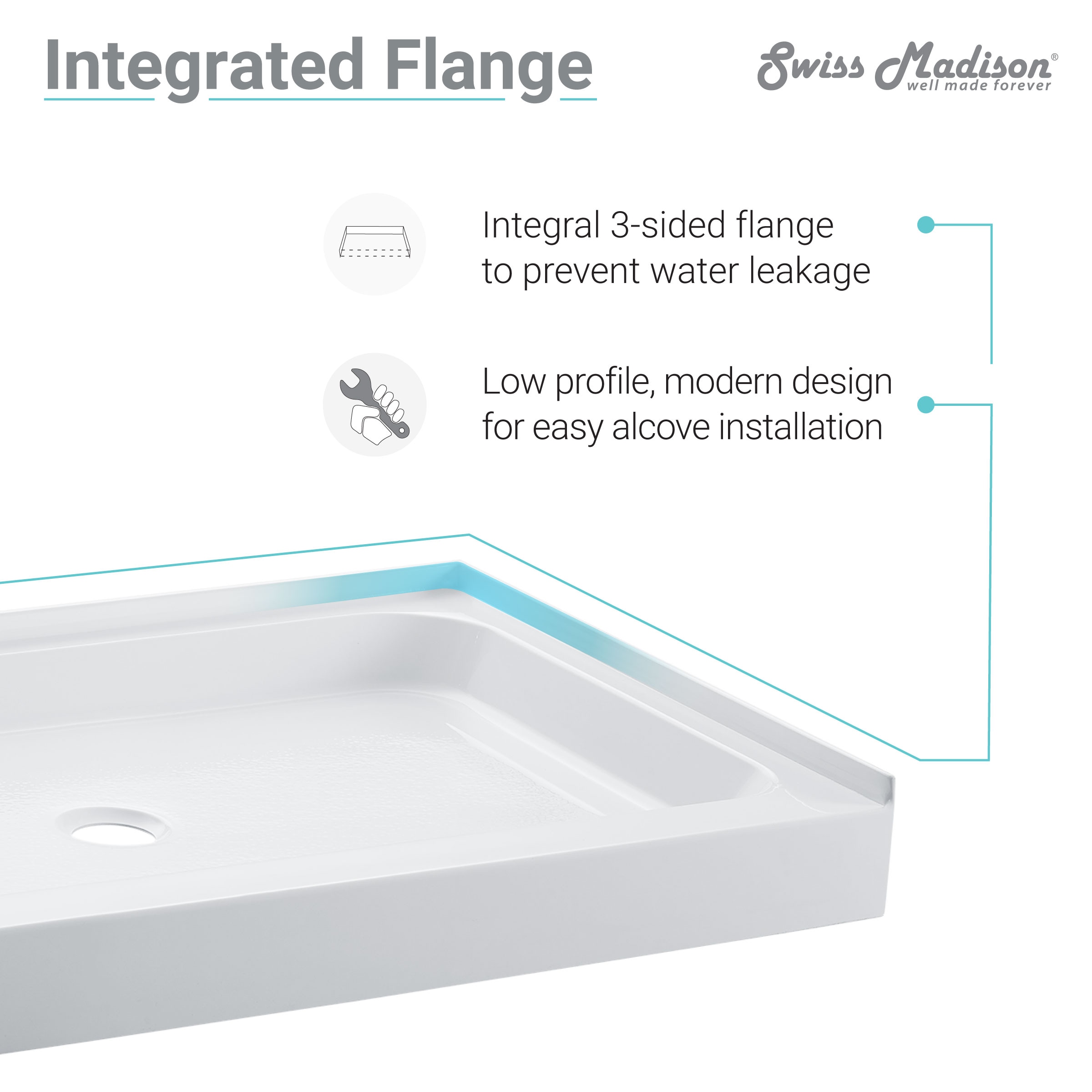 Swiss Madison SM-SB519 Shower-Floors - View #6