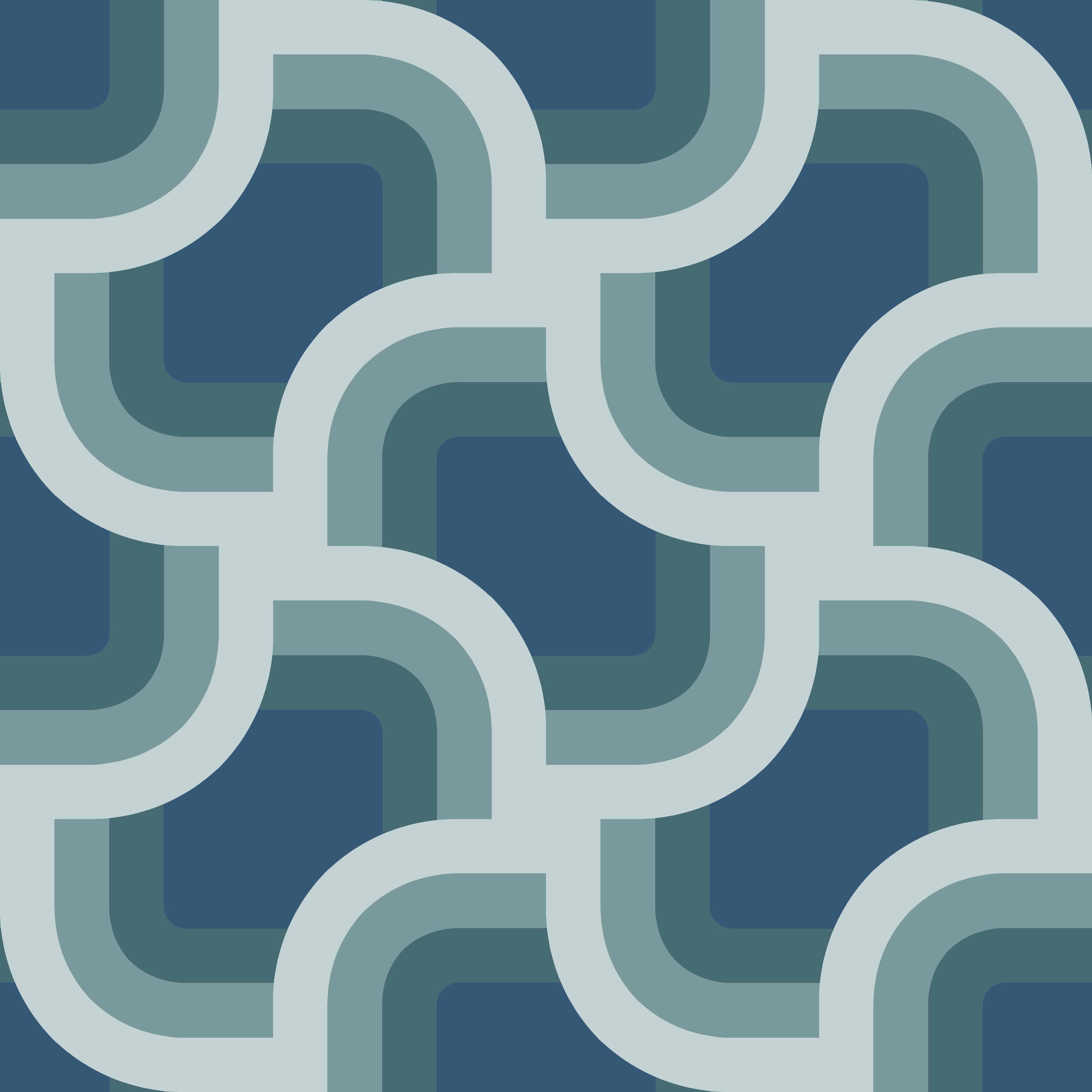 Nicole Miller 127441 30.75-sq ft Blue Vinyl Geometric Self-adhesive Peel and Stick Wallpaper