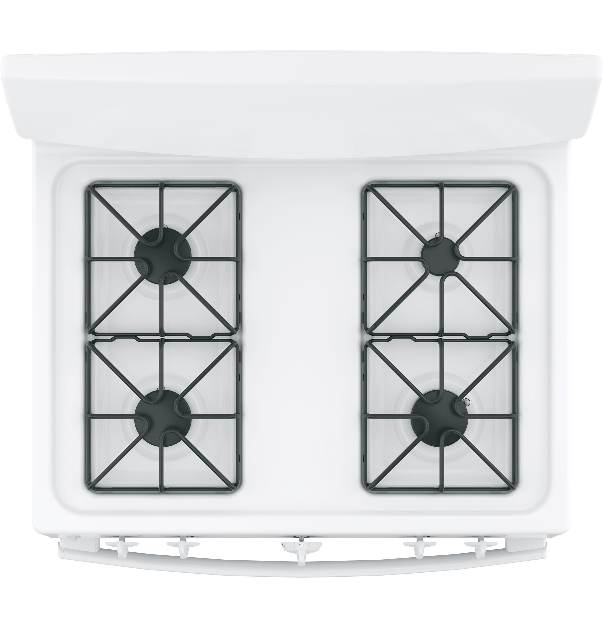 30" White Freestanding Gas Range with 4.8 cu. ft. Oven