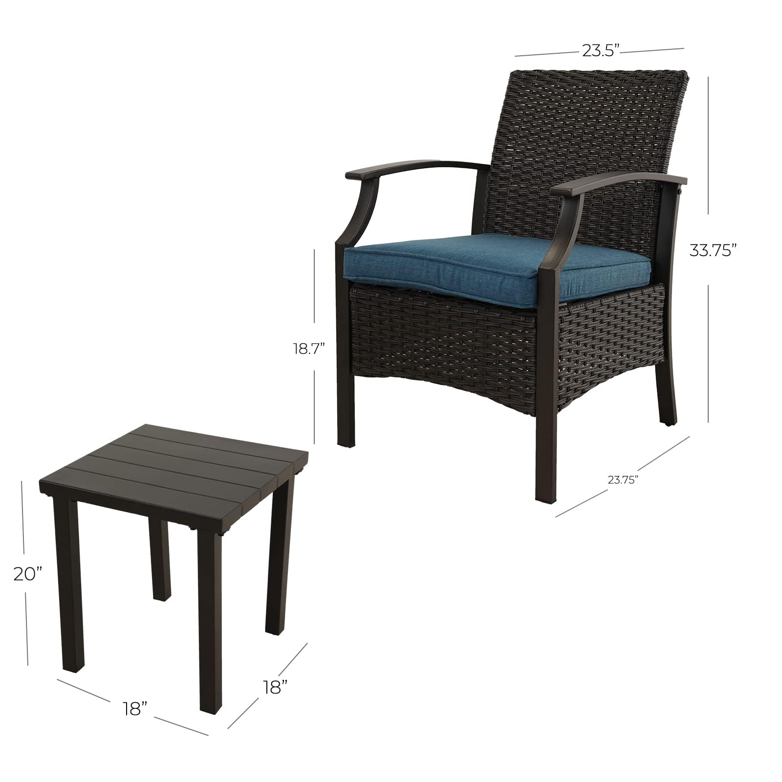 Upland XBLT-PE Patio-Conversation-Sets - View #2