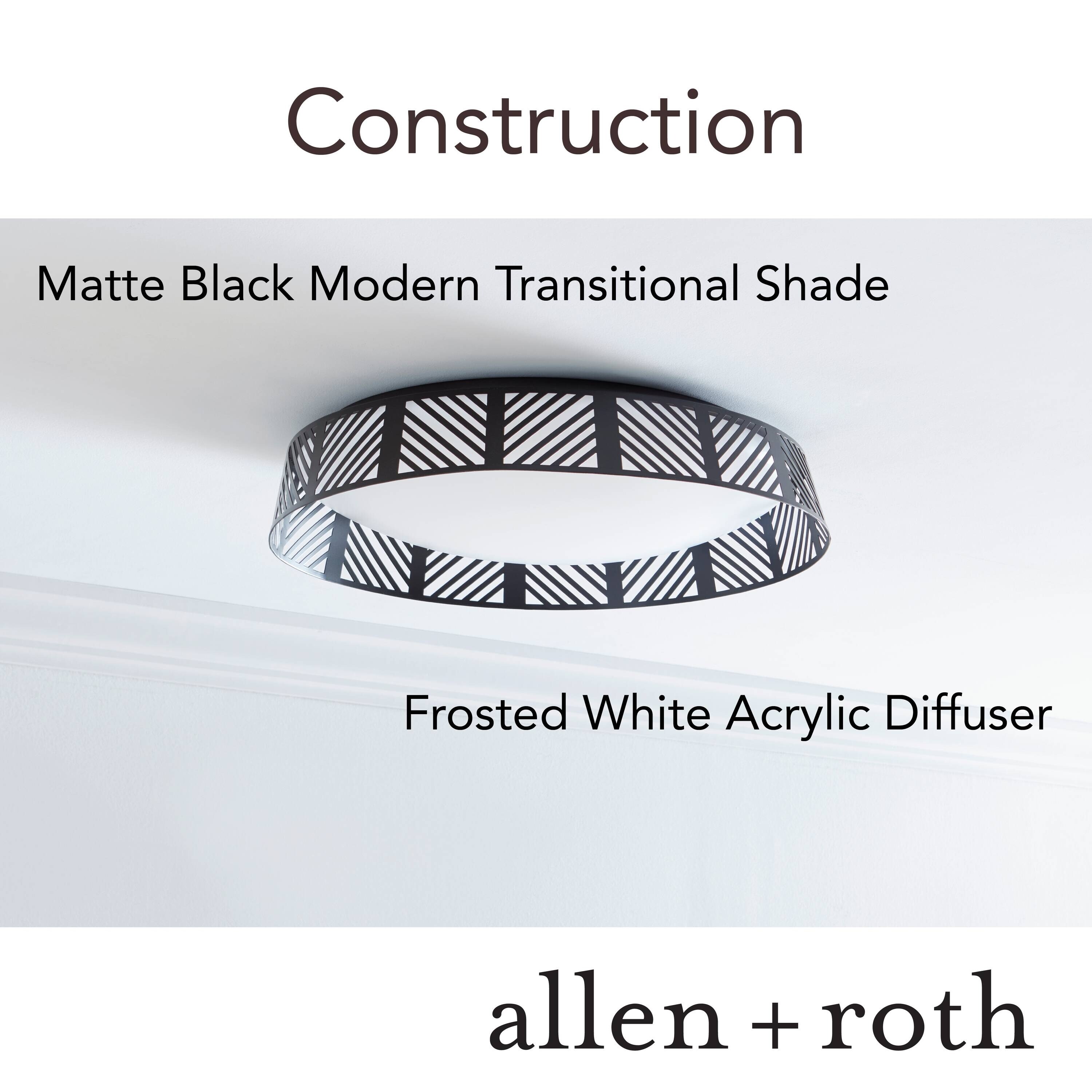 allen + roth FL1345-BLK-18LFC-R flushmounts - View #7