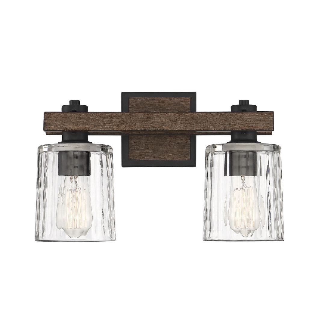  LW-SH638765 15-in 2-Light Durango Rustic Vanity Light Bar