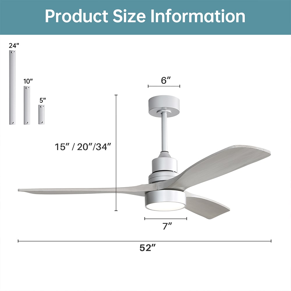Sofucor LW-5247-SL-DC-SX Ceiling-Fans - View #2