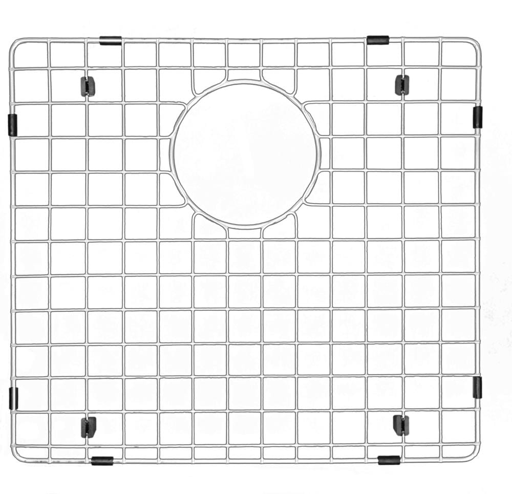 Karran GR-2003 Bottom grids 17.5-in x 19.25-in Back Center Drain Stainless Steel Sink Grid
