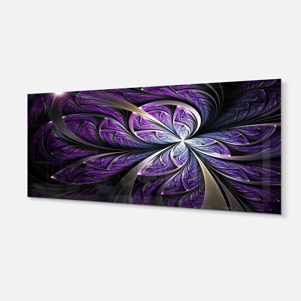 Designart 12-in H x 28-in W Floral Metal Print at Lowes.com