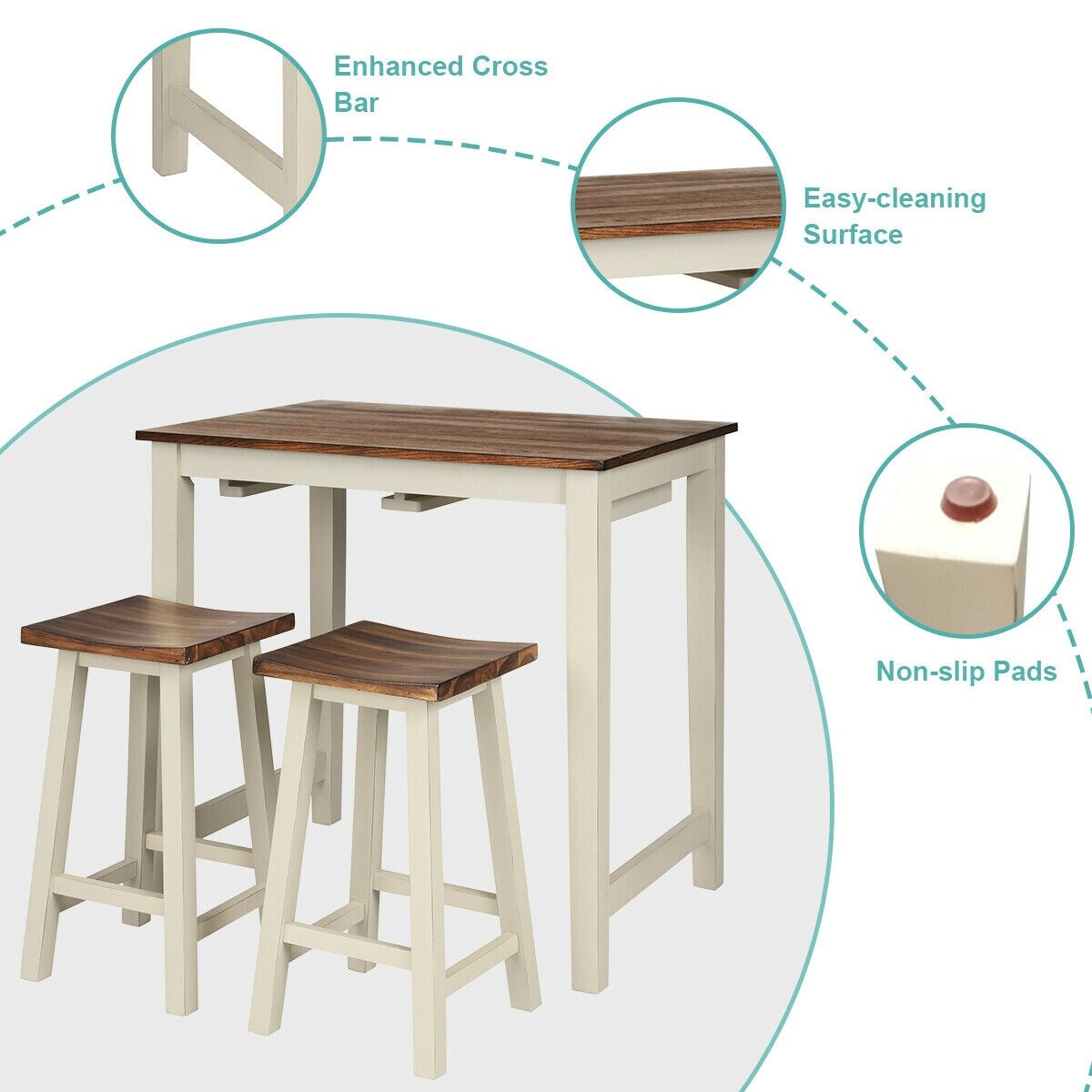 Poinic CWJ65218 Dining-Sets - View #4
