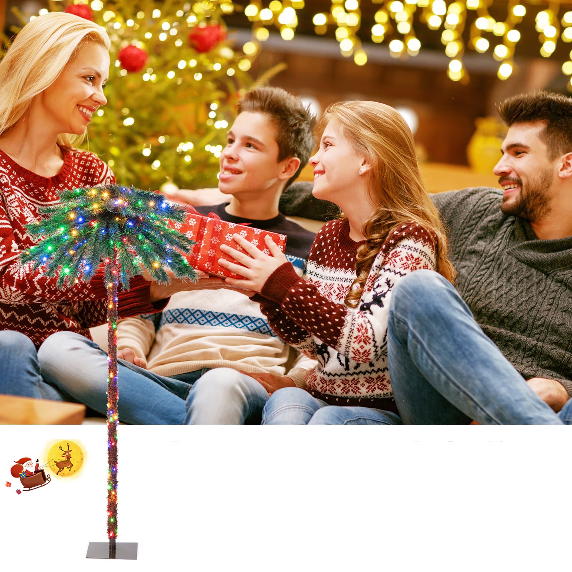Costway CM24083US Artificial-Christmas-Trees - View #8
